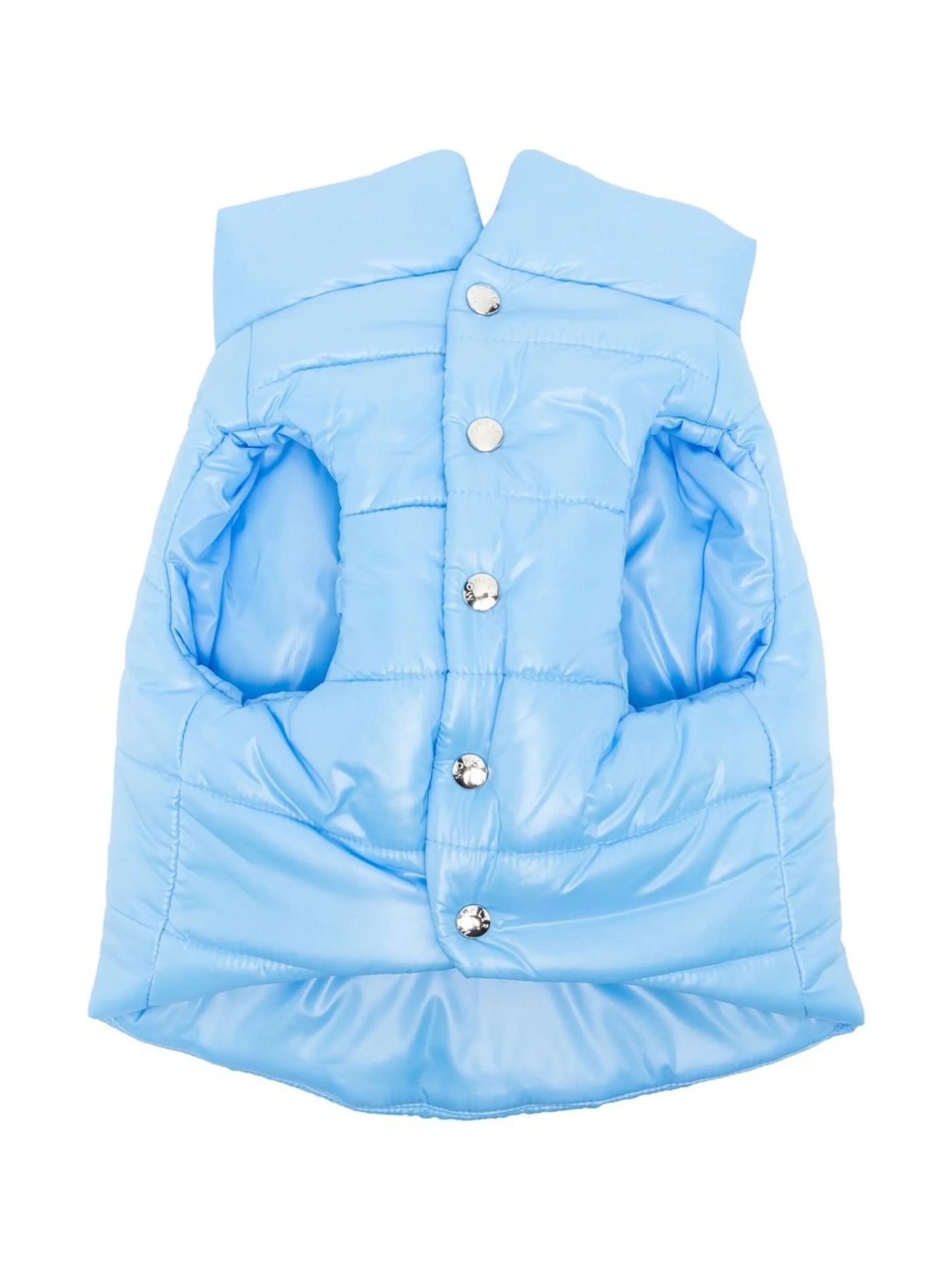Poldo vinyl dog puffer-jacket