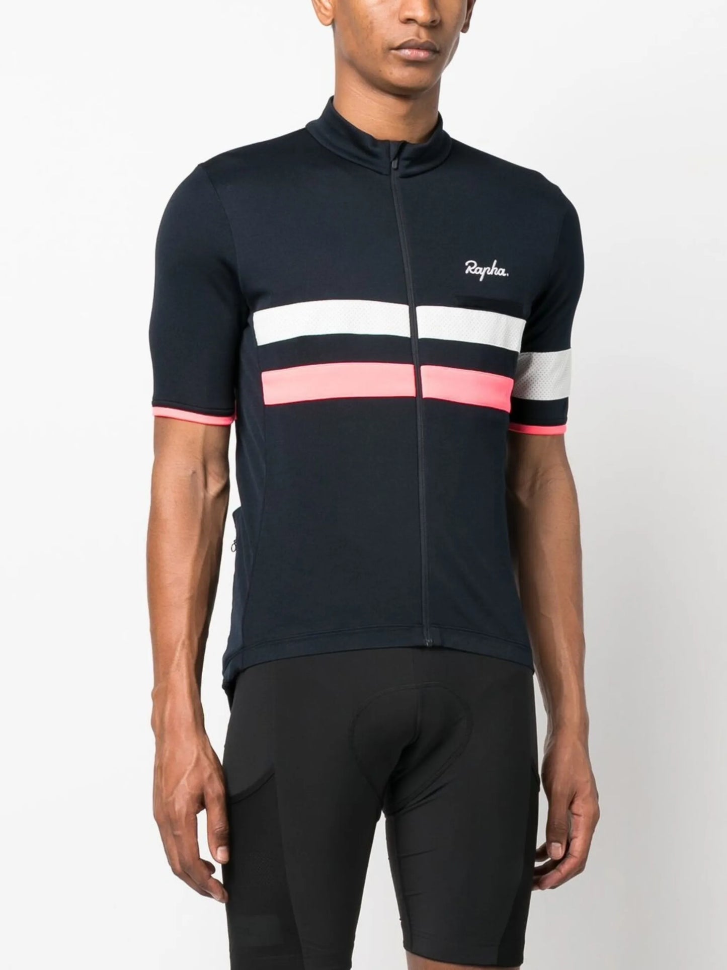 Brevet embroidered-logo performance top