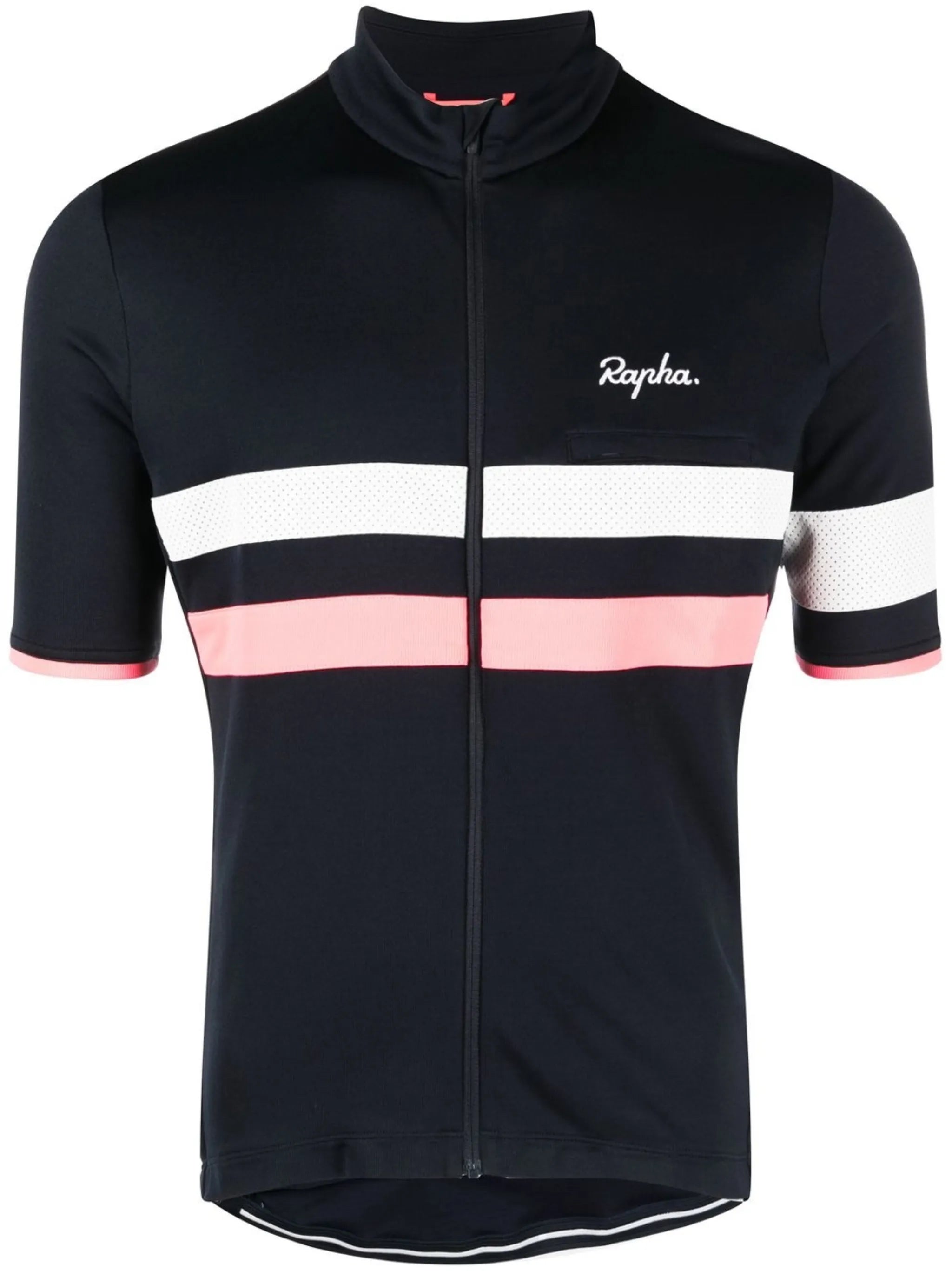 Brevet embroidered-logo performance top