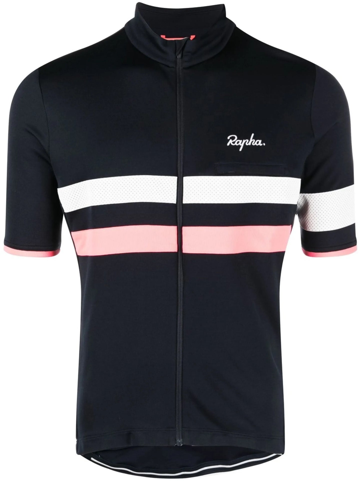 Brevet embroidered-logo performance top