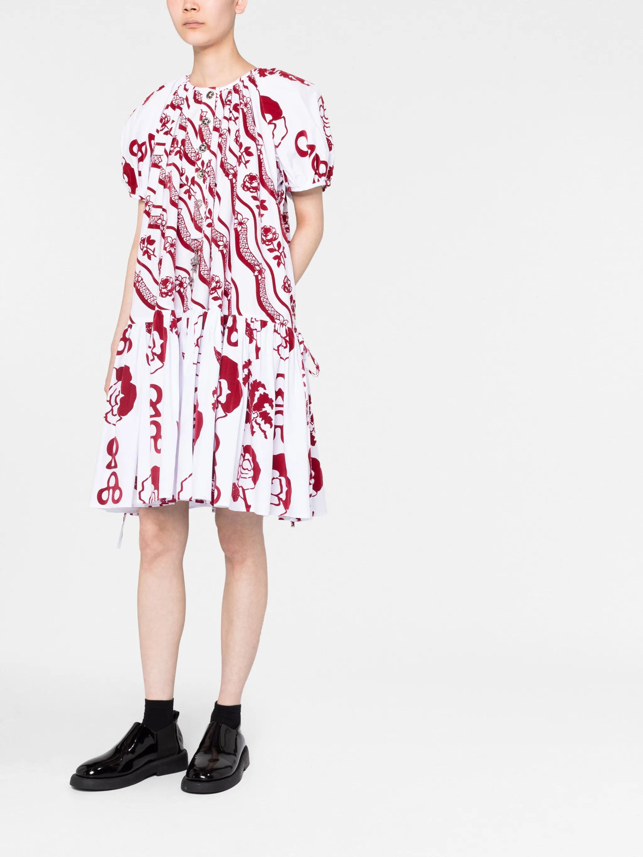 Efi floral-print dress