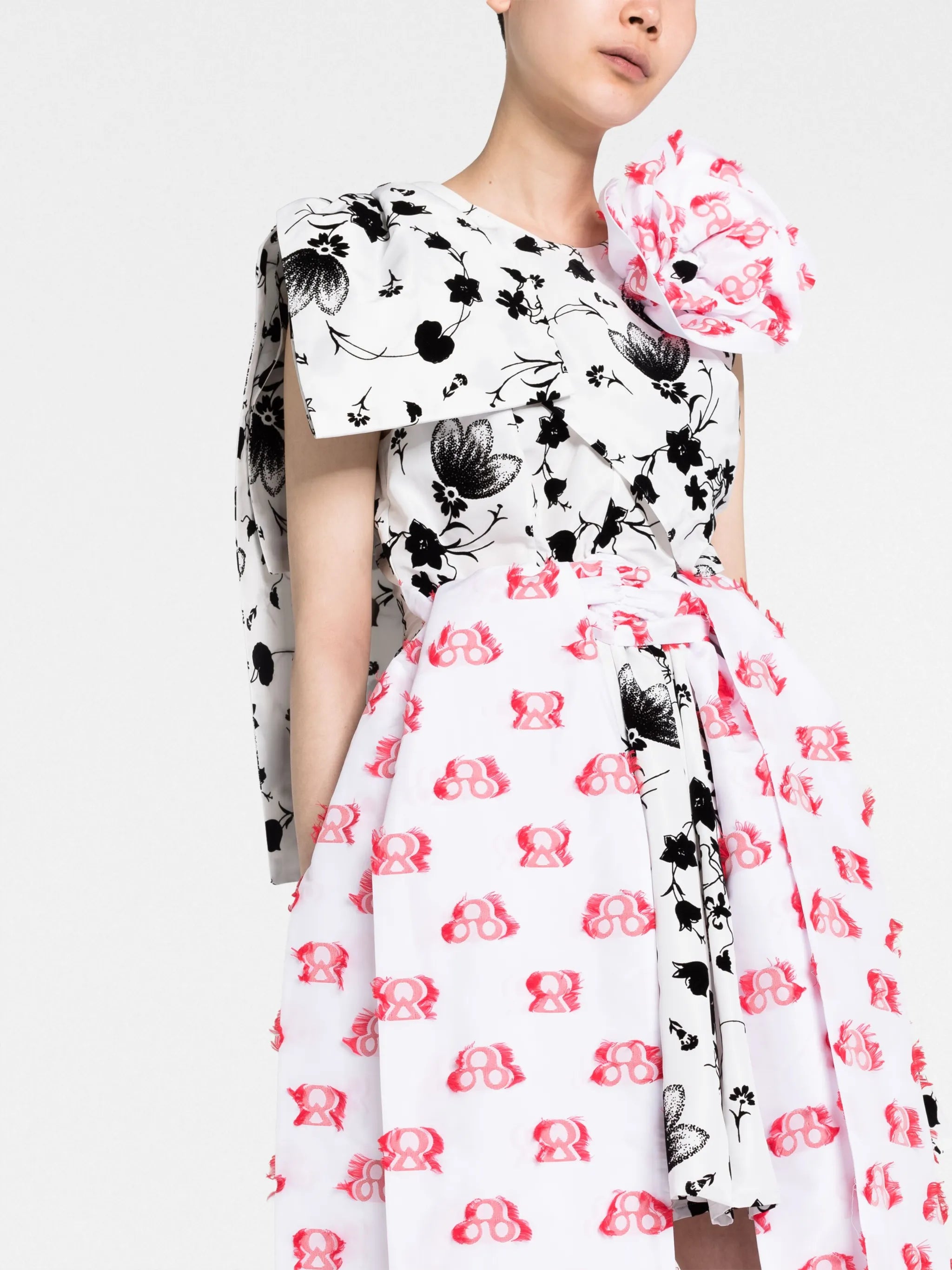 wide-strap-detailing minidress