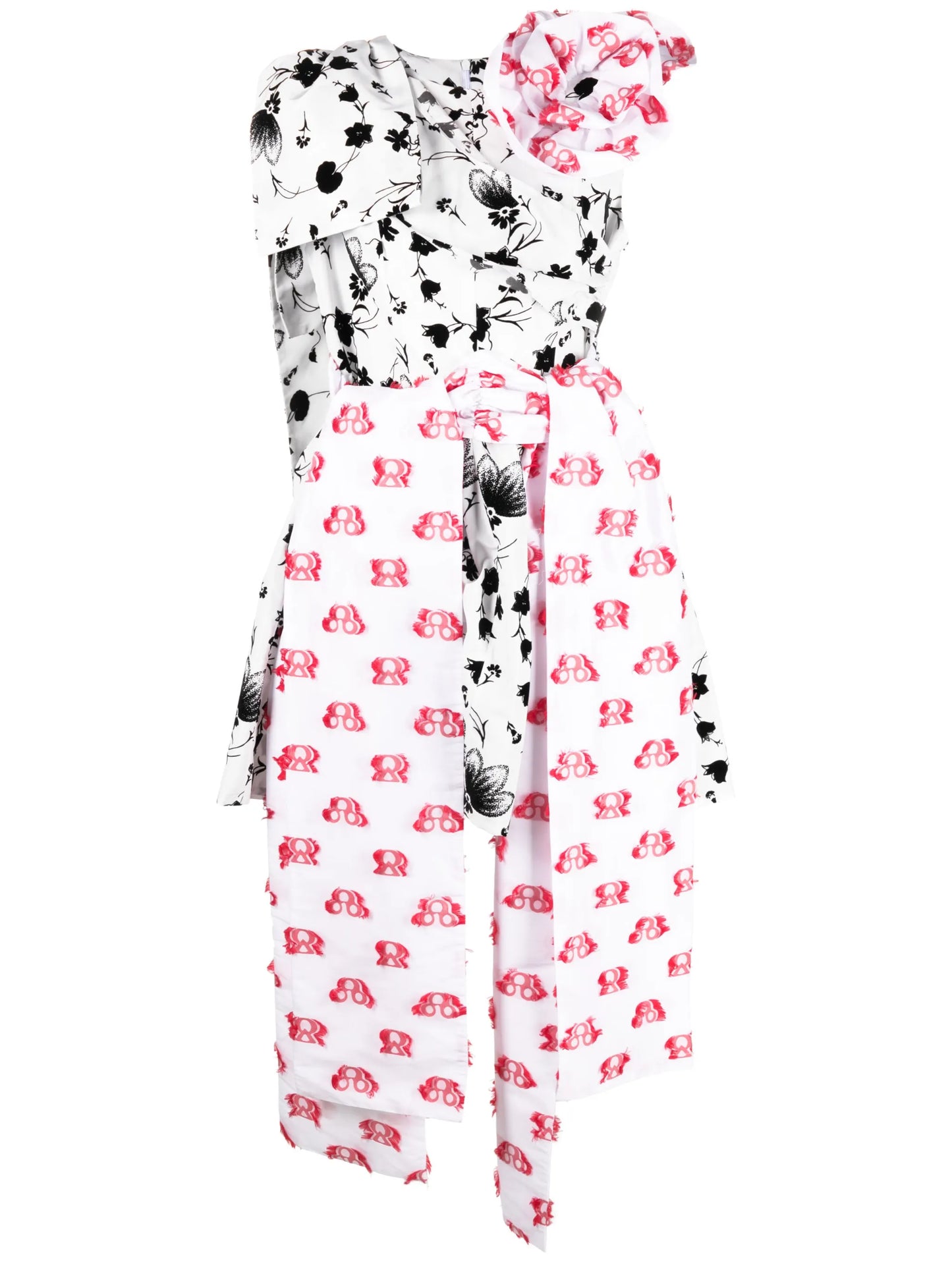 wide-strap-detailing minidress