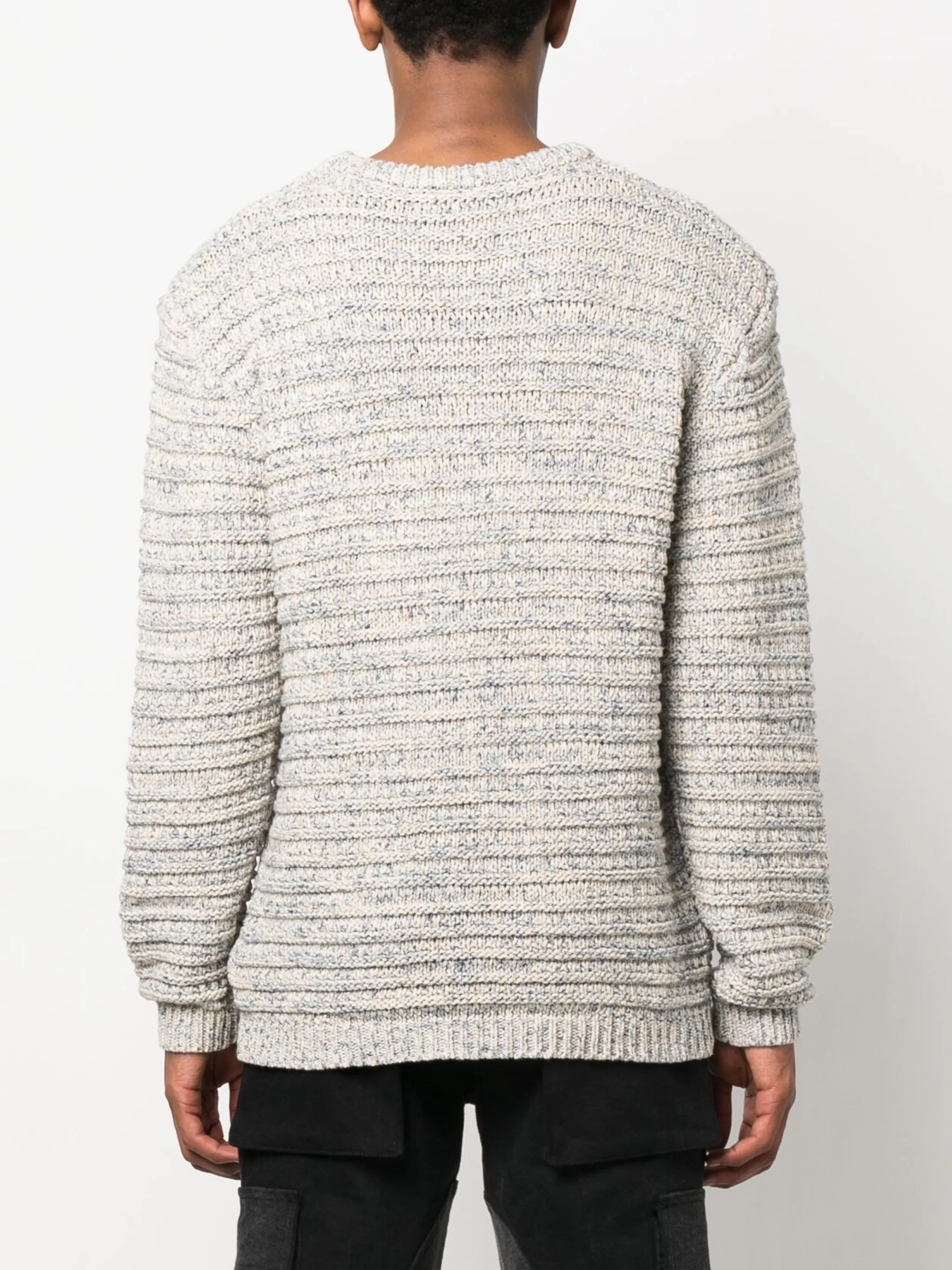 jacquard intarsia-knit jumper