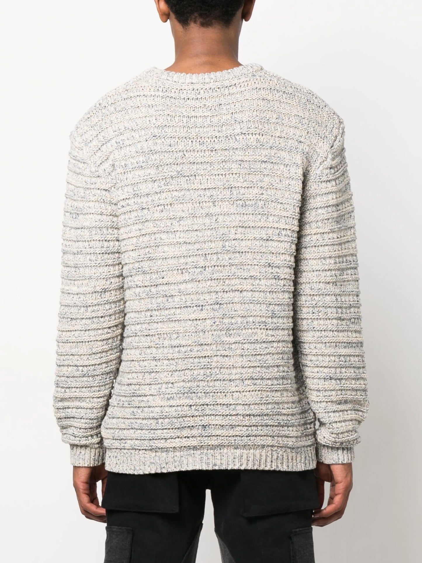 jacquard intarsia-knit jumper