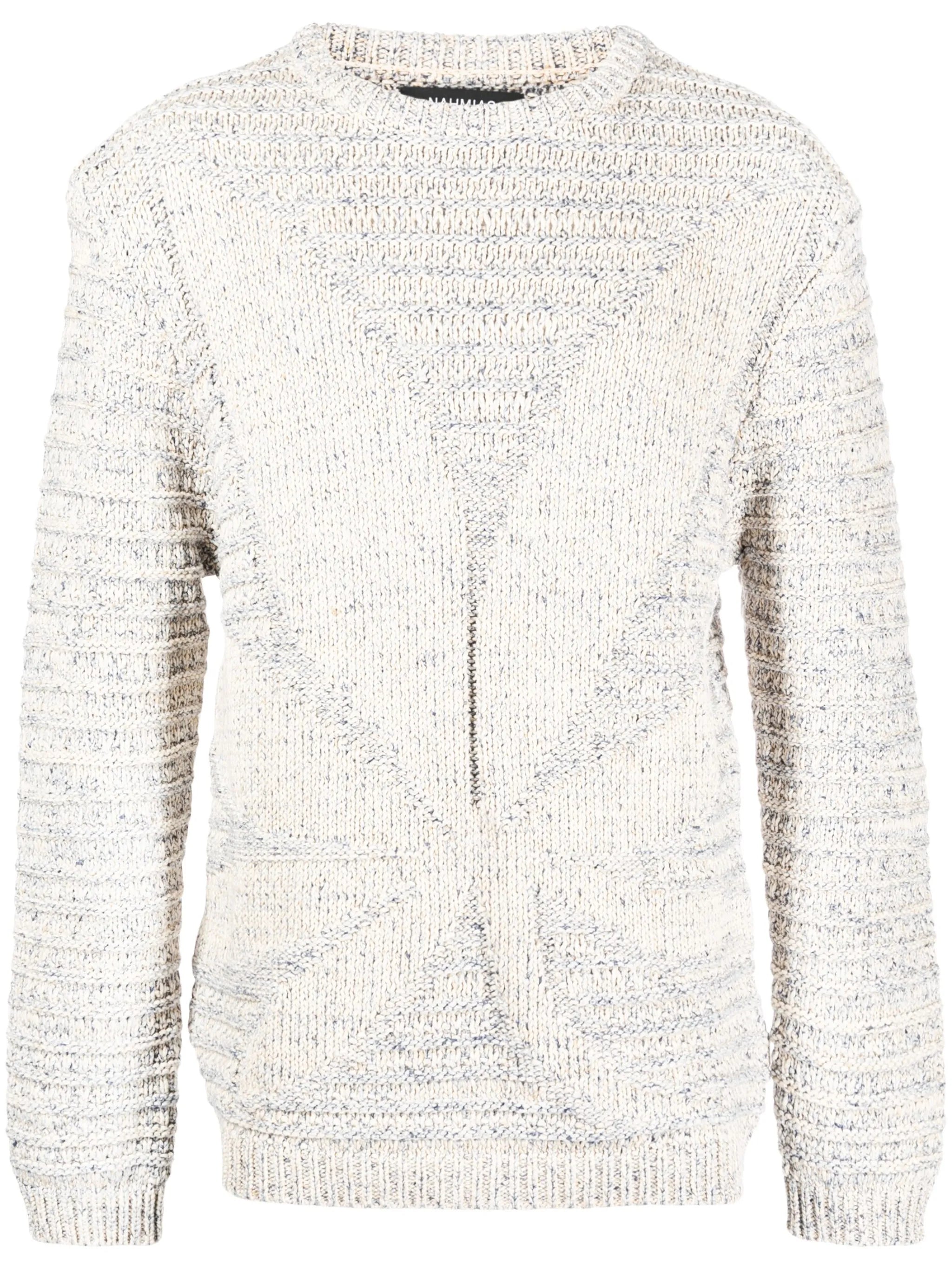 jacquard intarsia-knit jumper