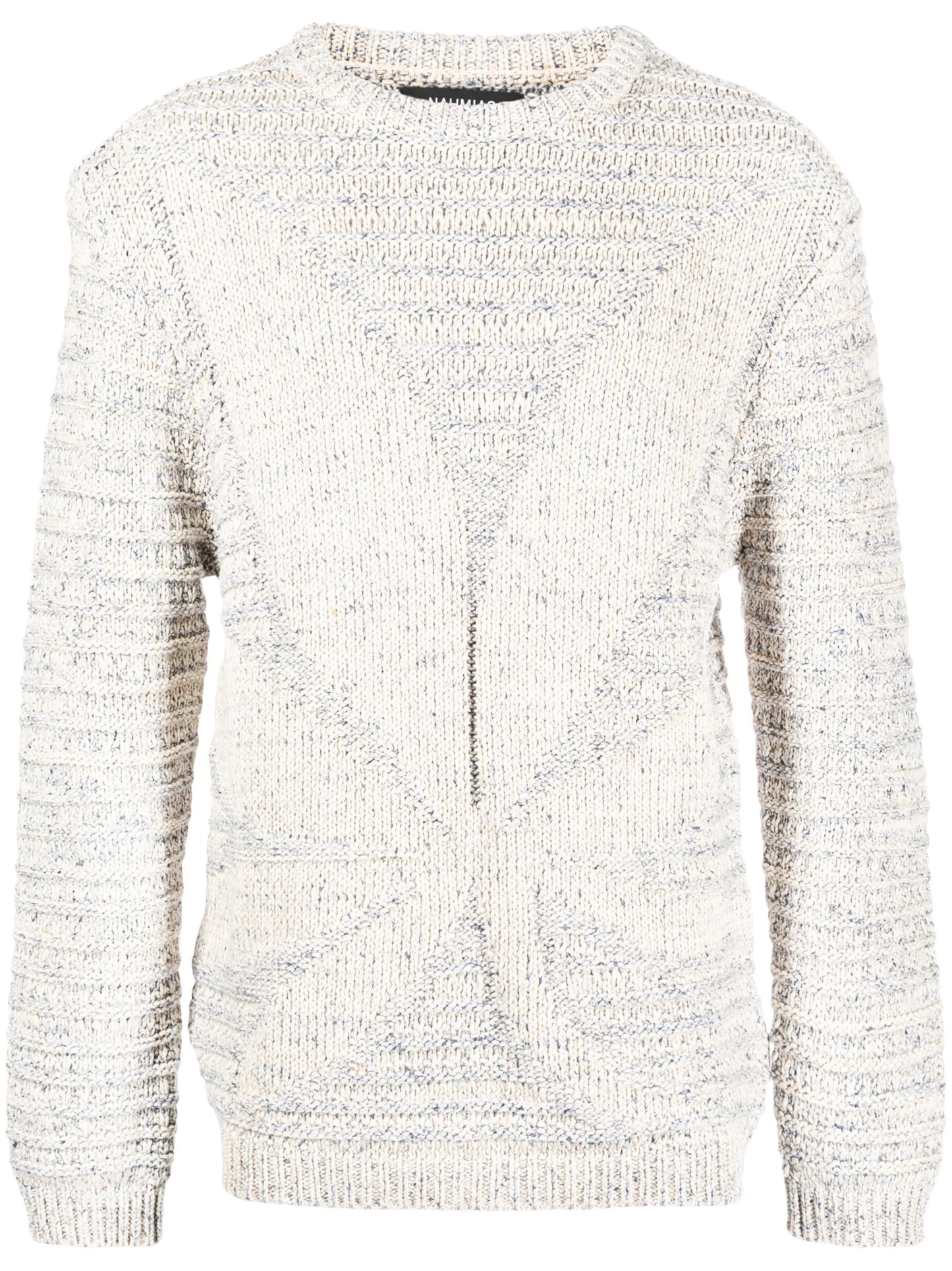 jacquard intarsia-knit jumper
