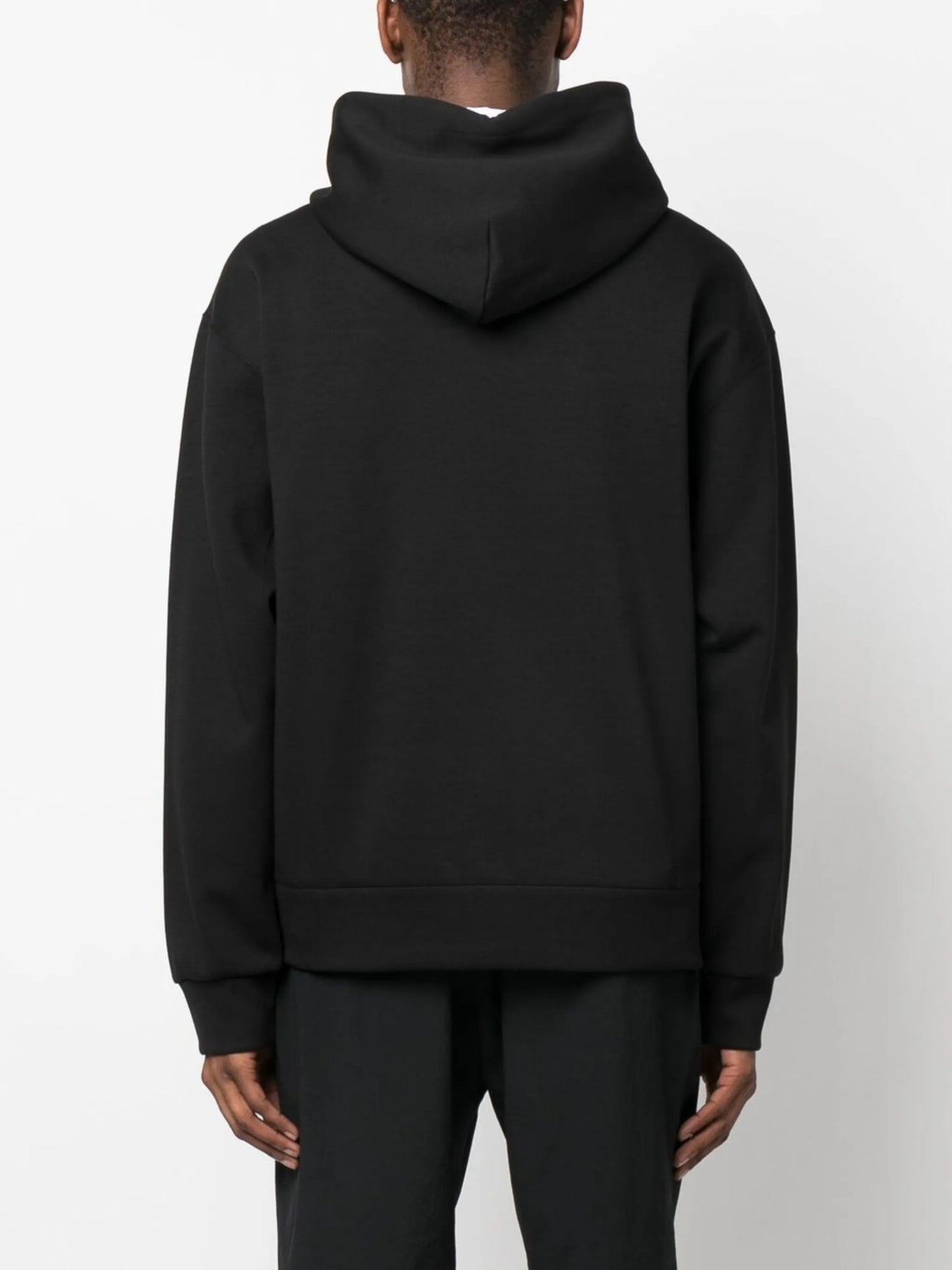 embroidered cotton hoodie