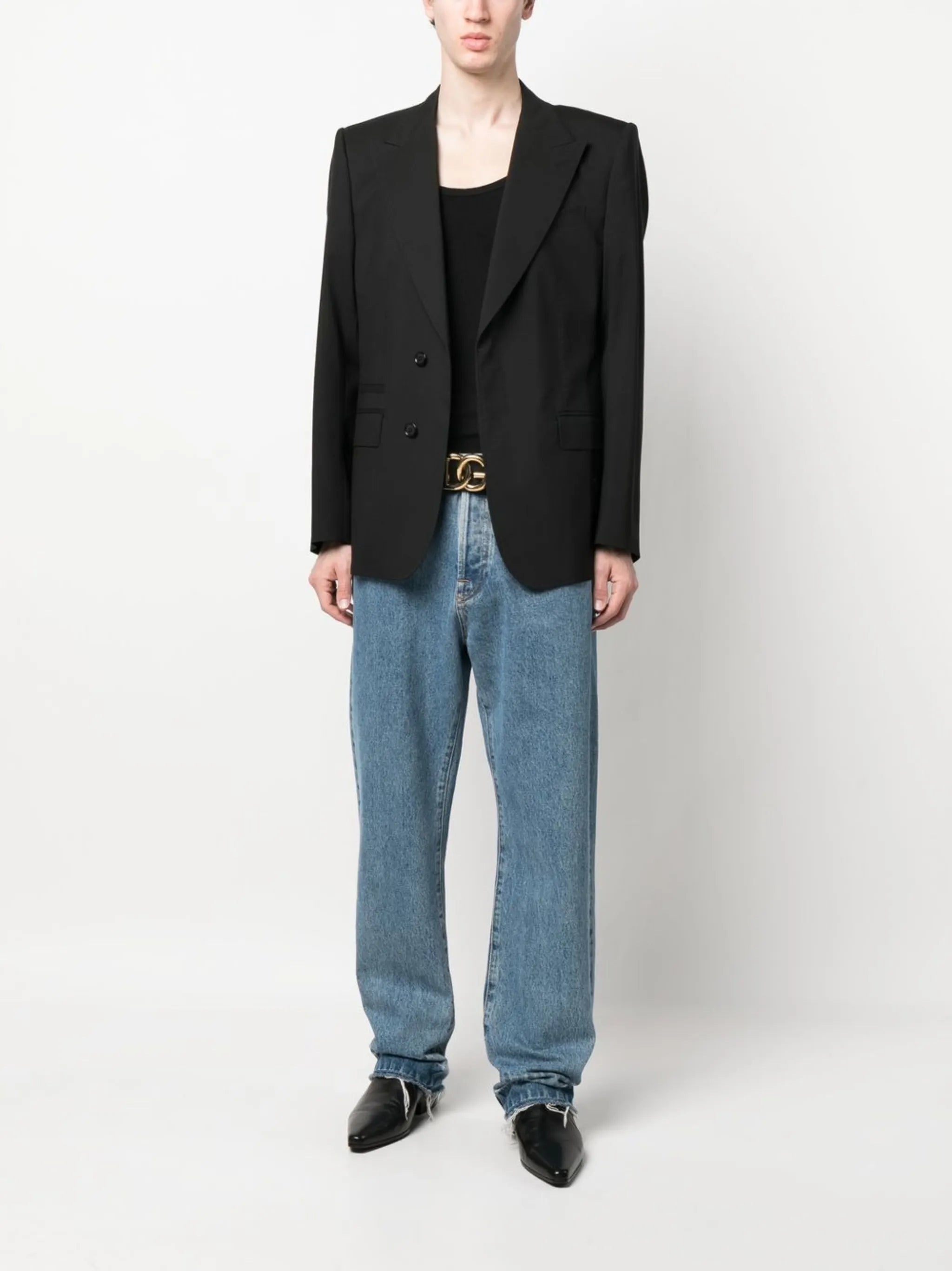 Sicilia-fit double-breasted blazer