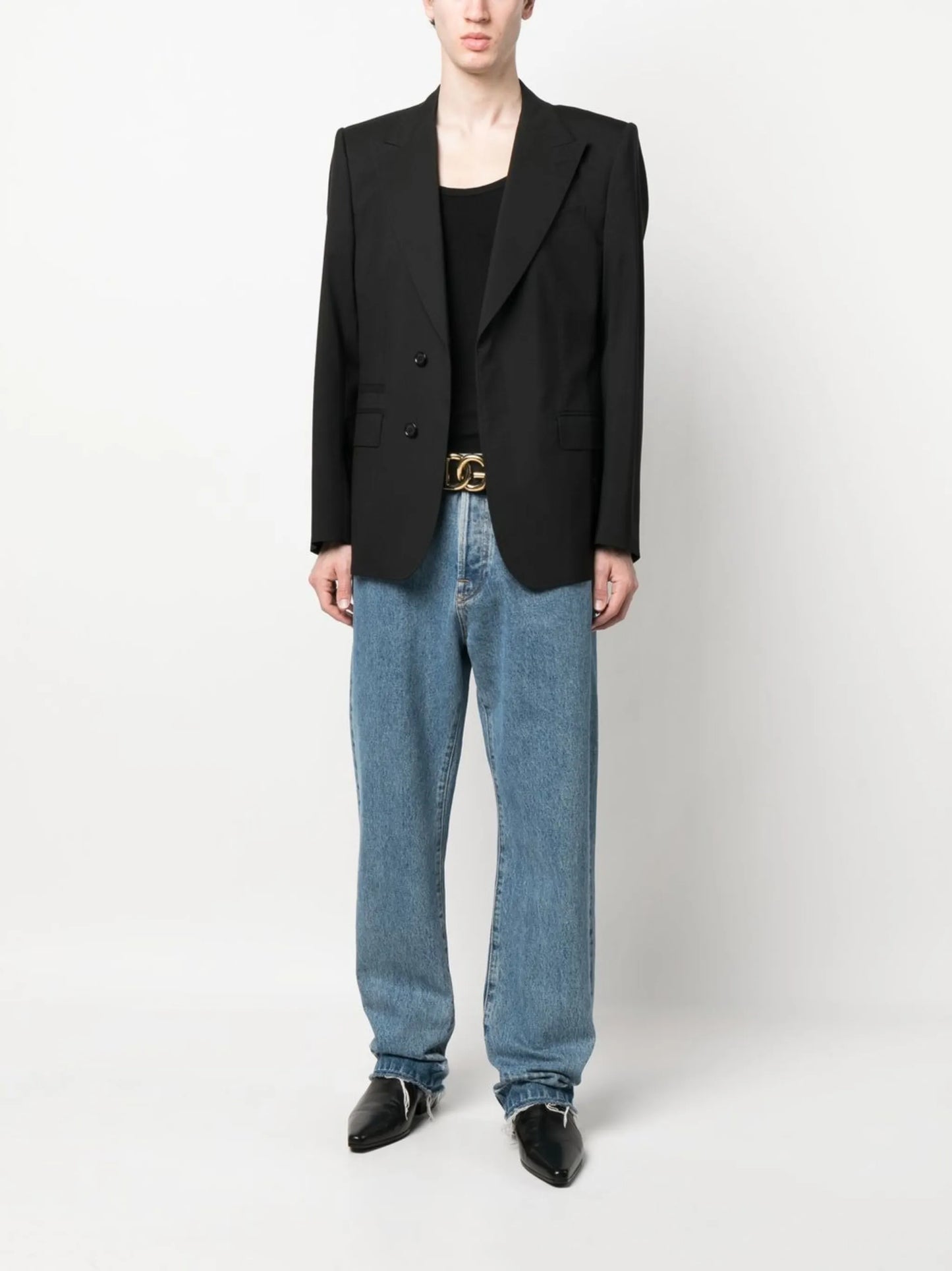Sicilia-fit double-breasted blazer