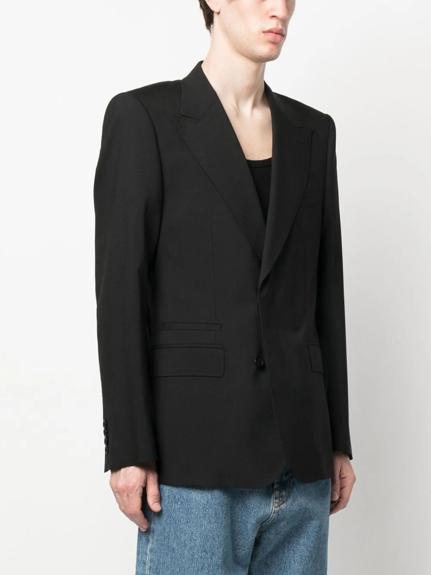 Sicilia-fit double-breasted blazer
