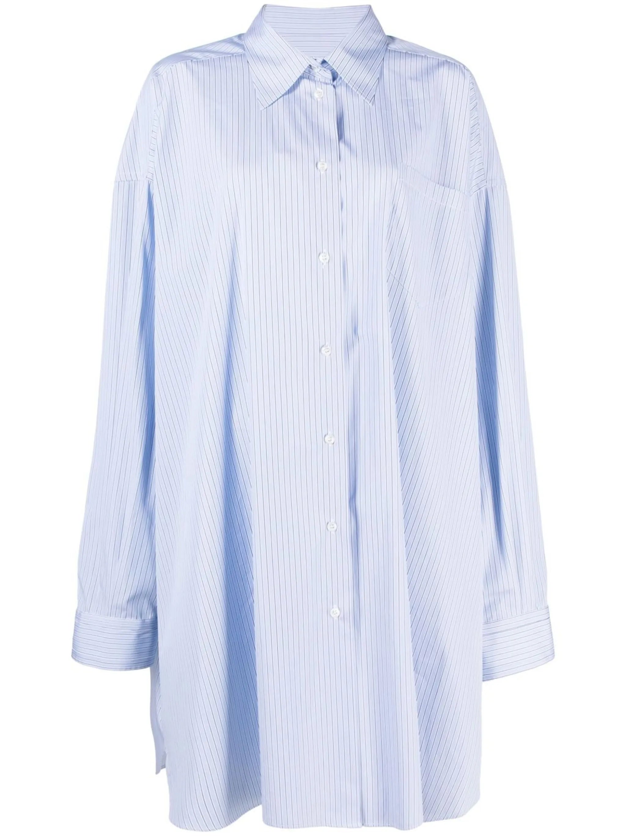 striped long-sleeved shirt