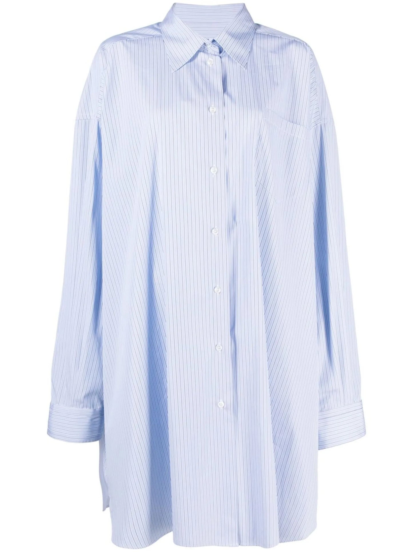 striped long-sleeved shirt