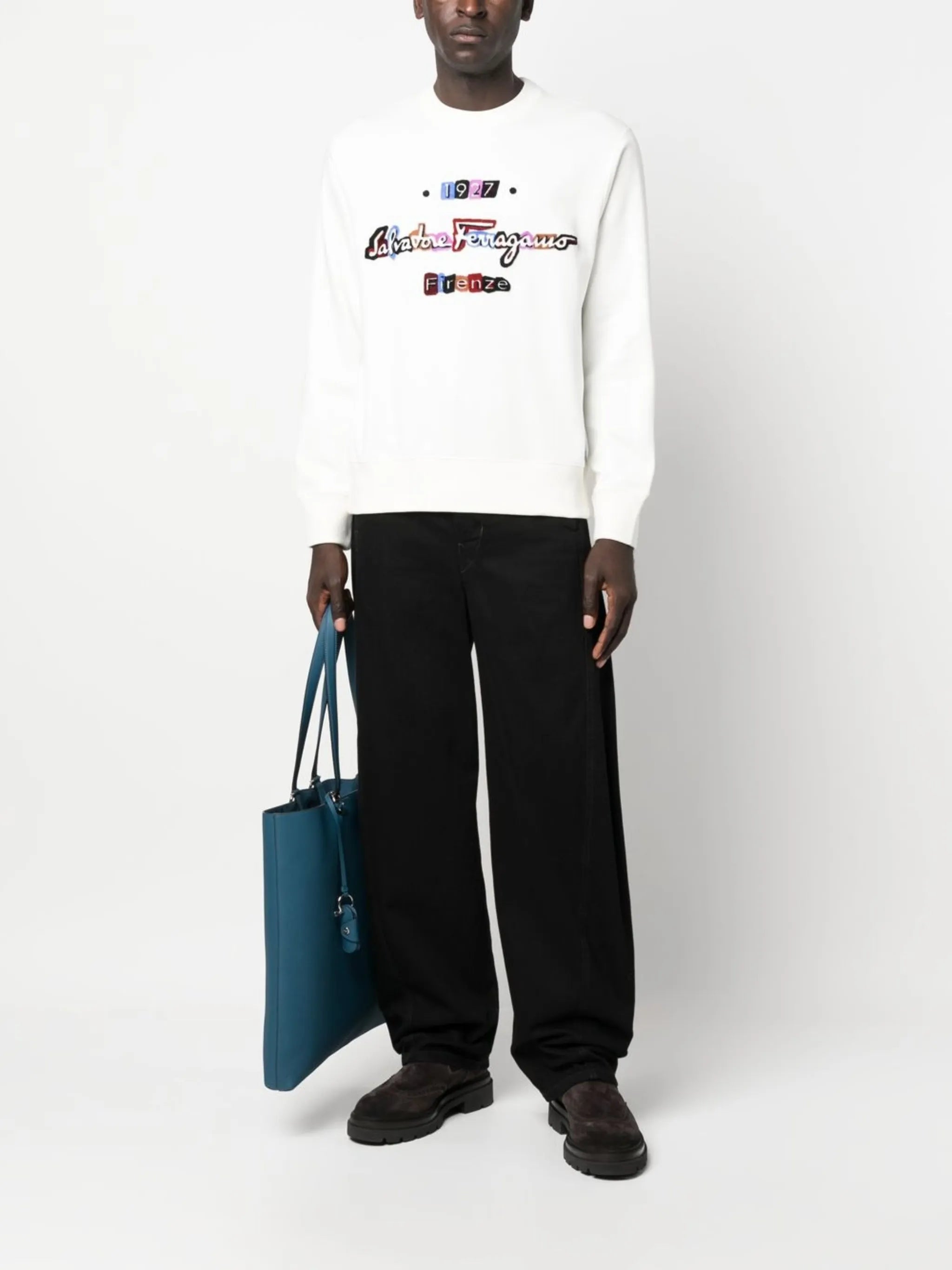 Felpa logo-print sweatshirt