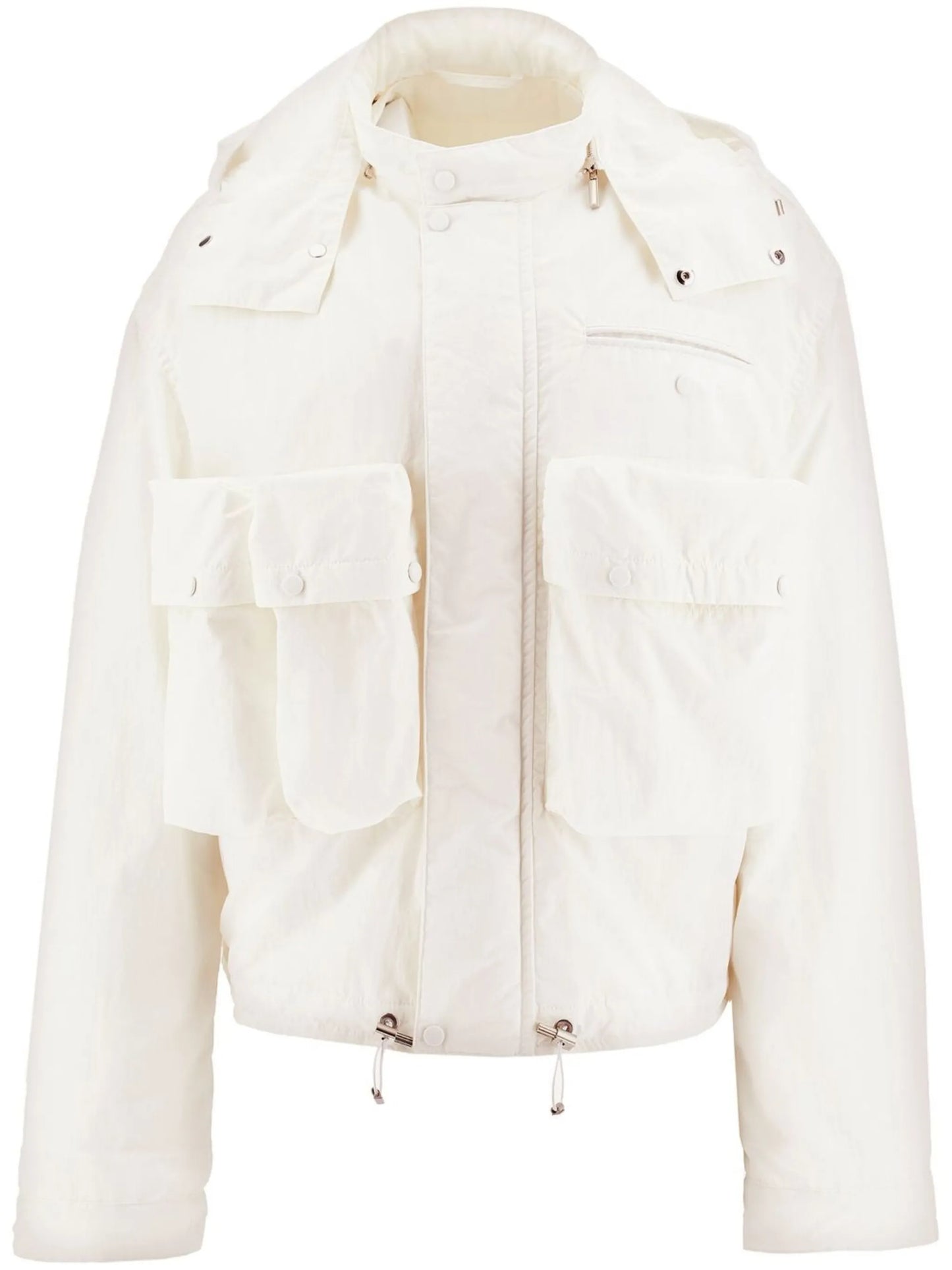 cropped hooded jacket