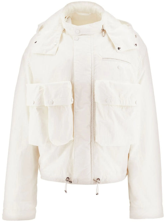 cropped hooded jacket