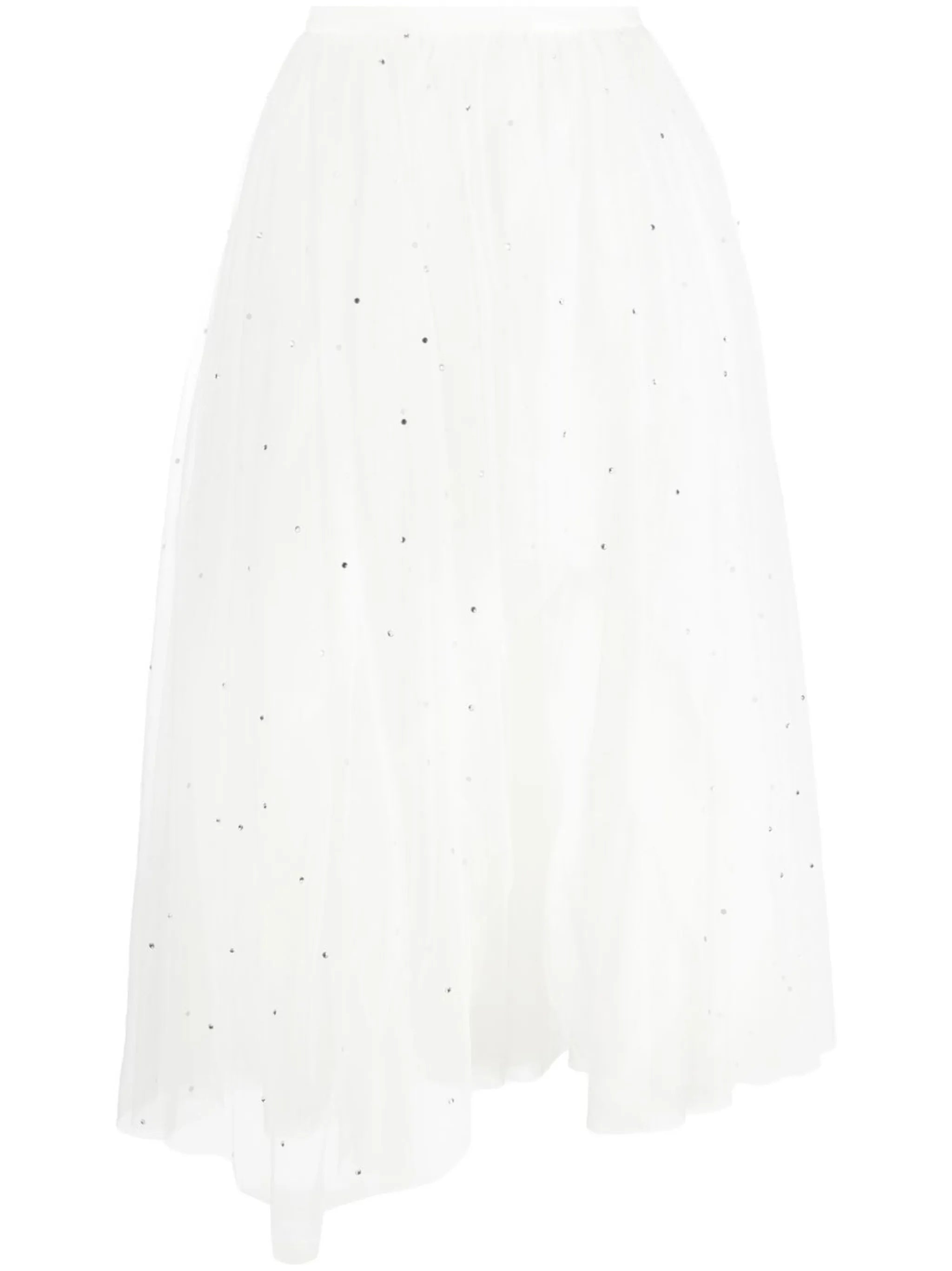 crystal-embellished midi skirt