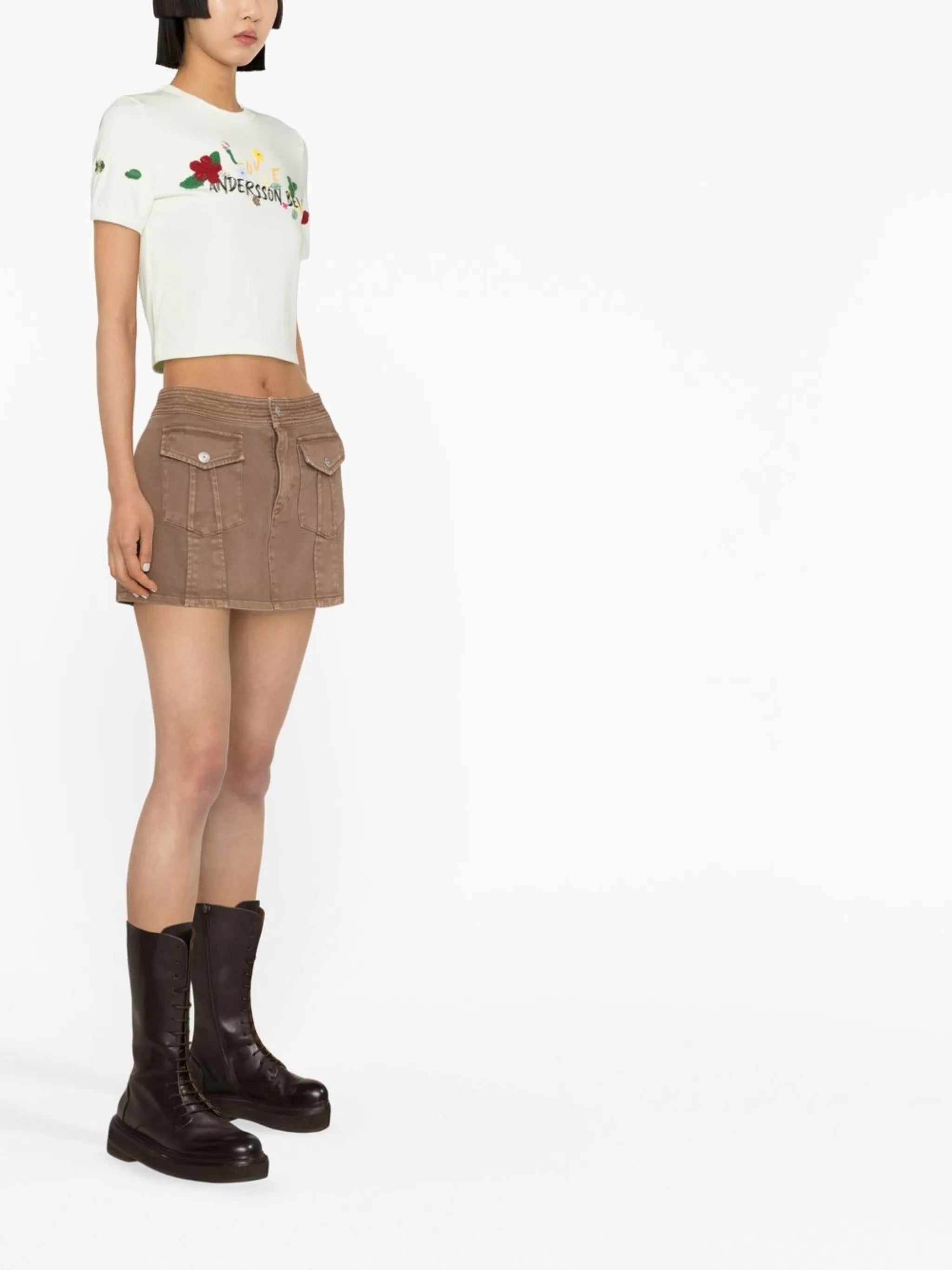 Dasha flower-garden logo T-shirt
