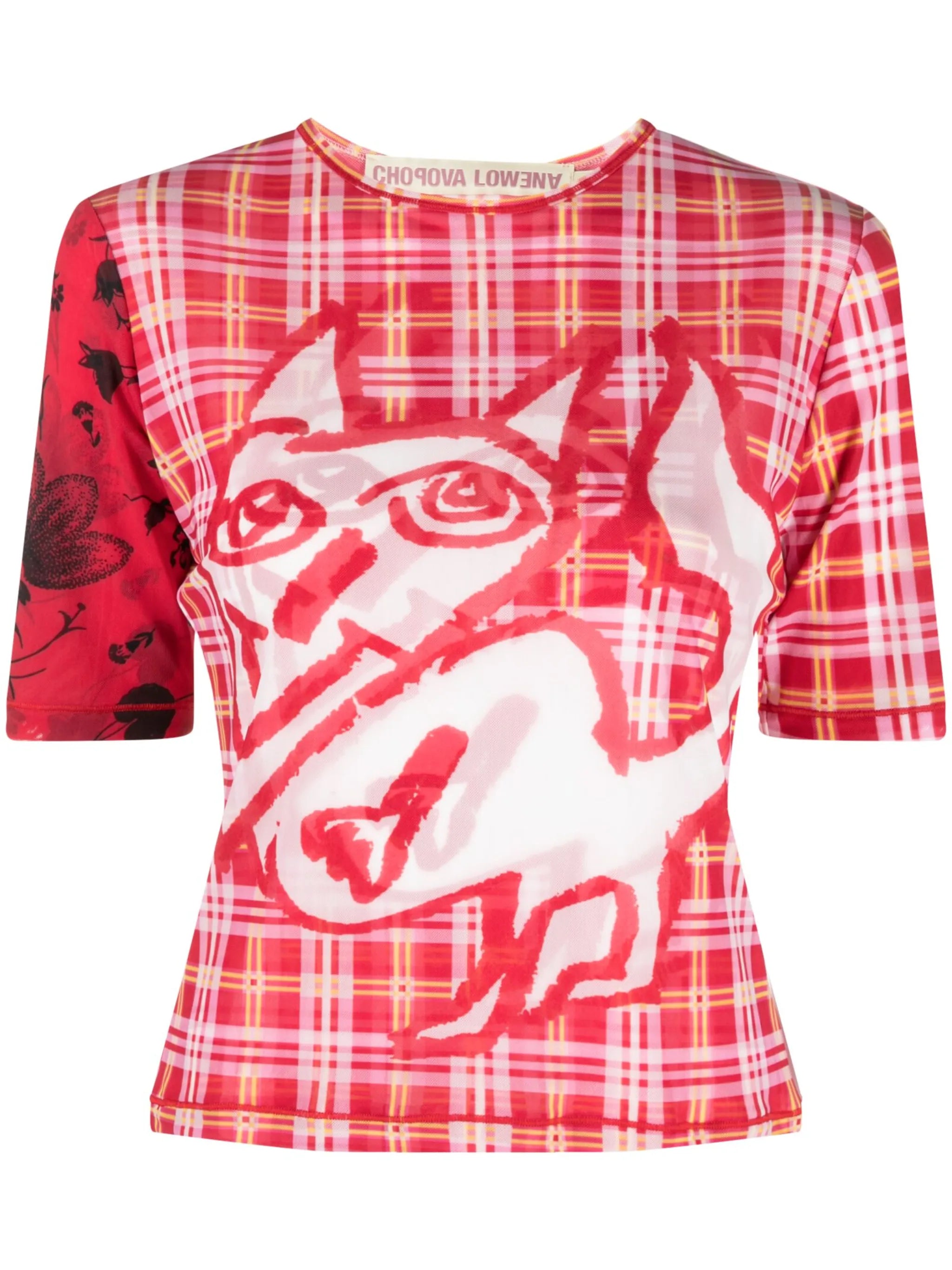 Fox Dog Mesh Top