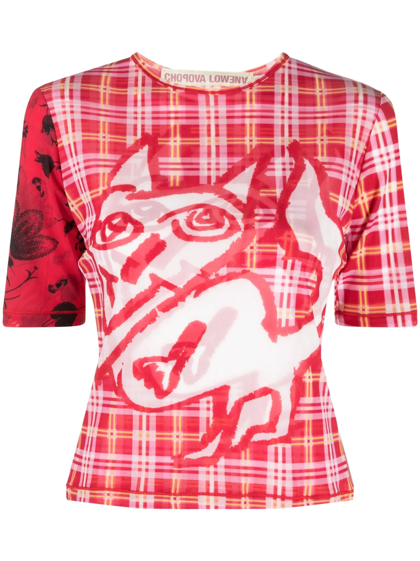 Fox Dog Mesh Top