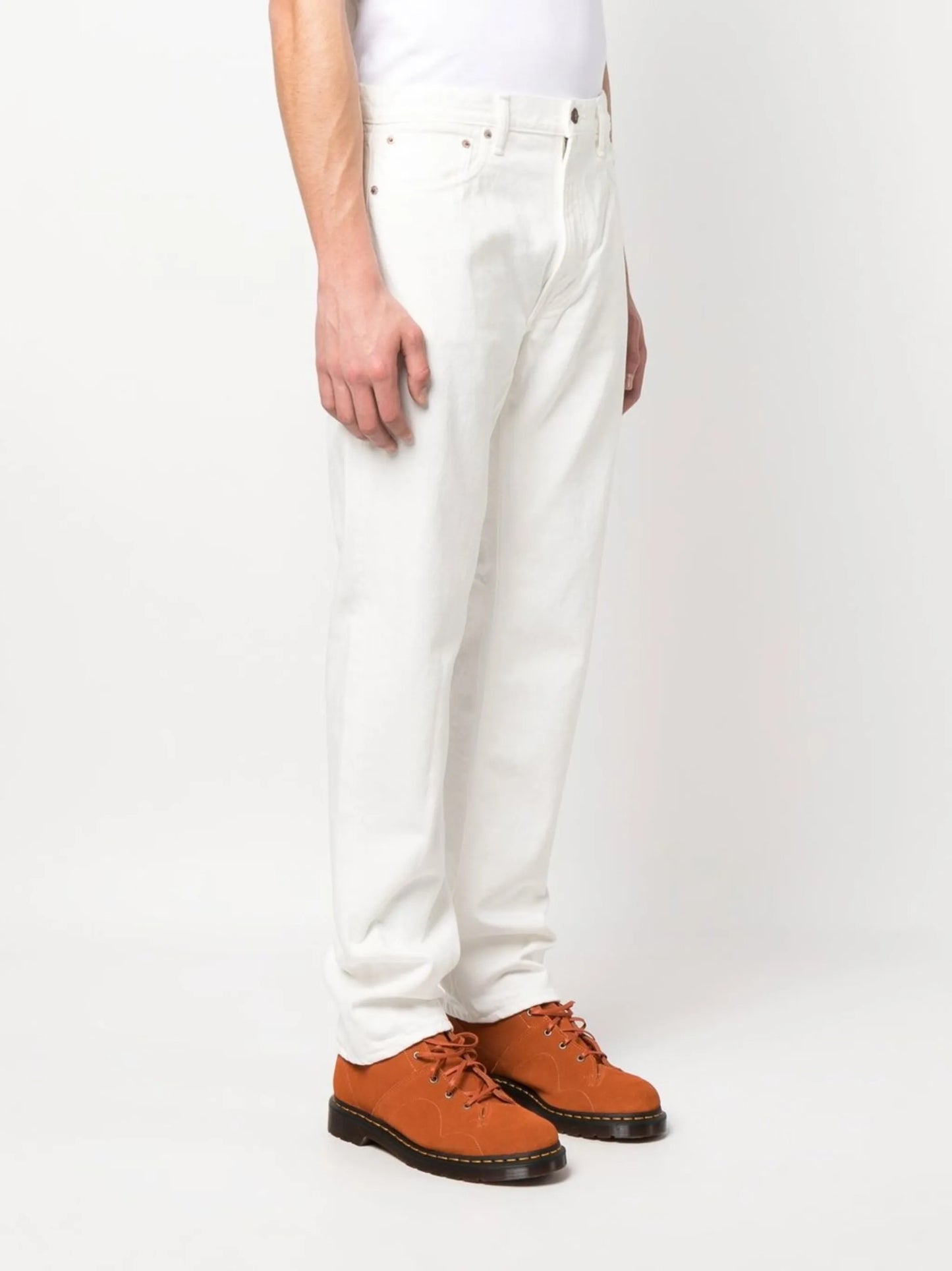 straight-leg jeans