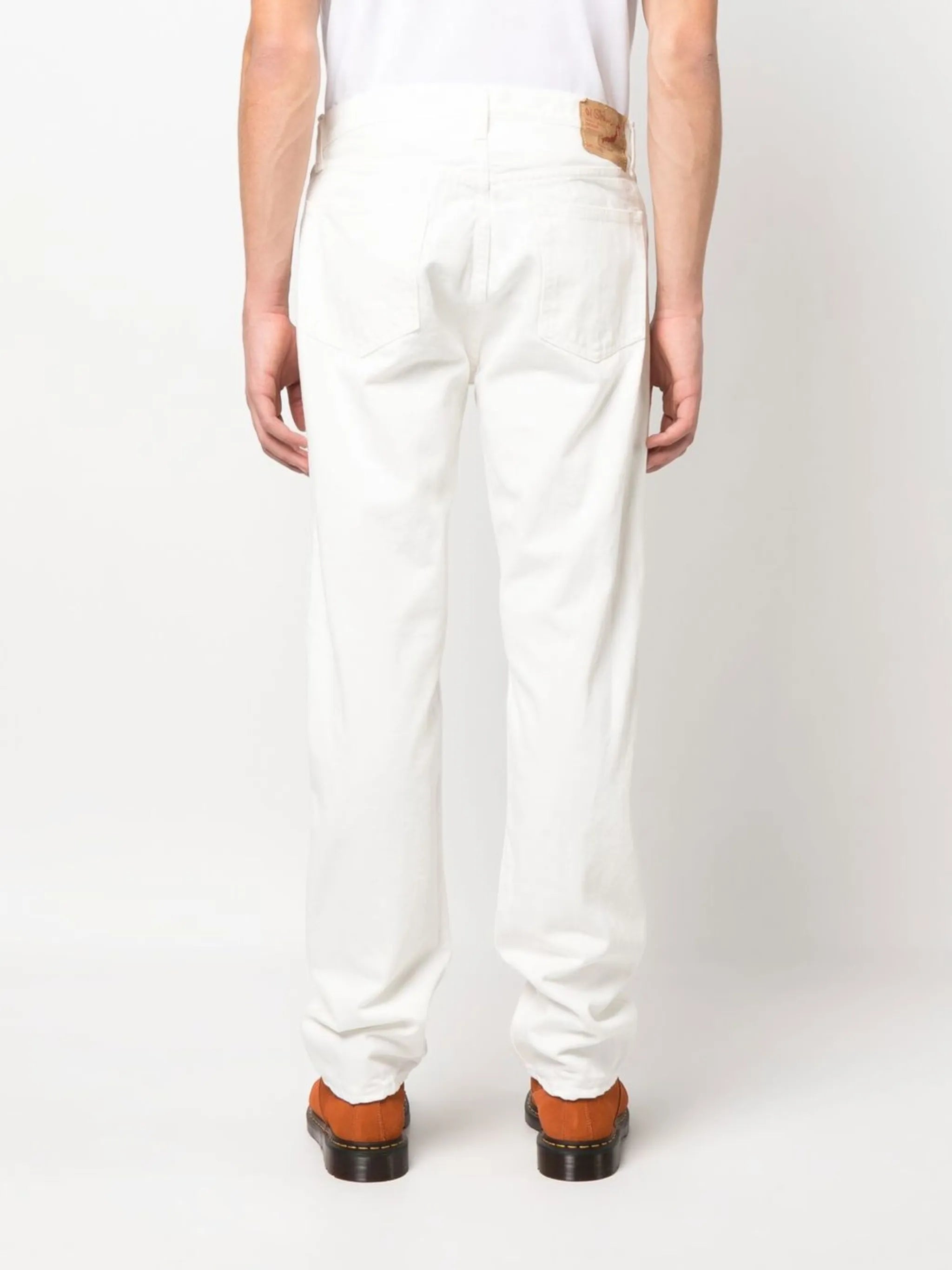 straight-leg jeans