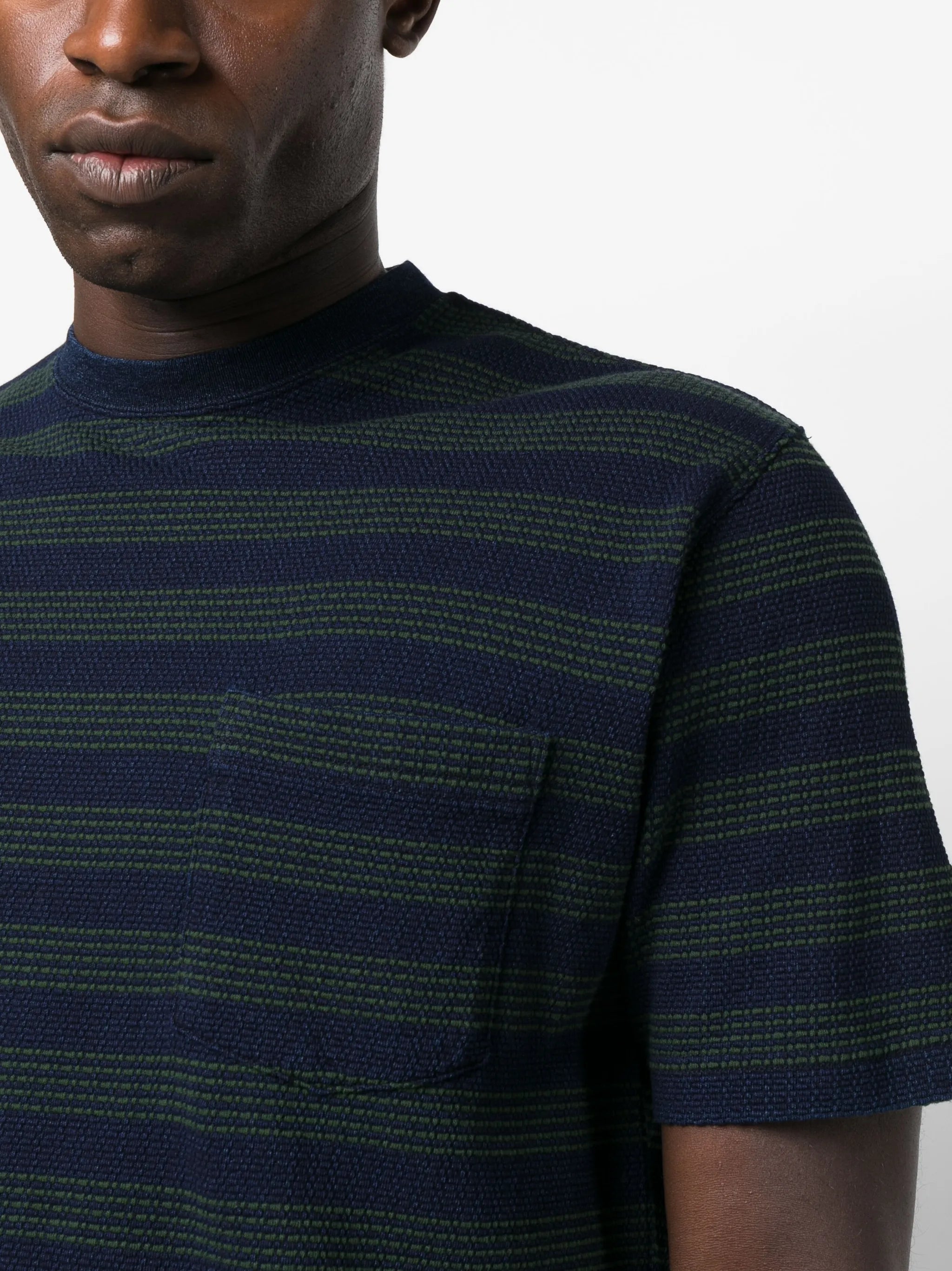 striped cotton T-shirt