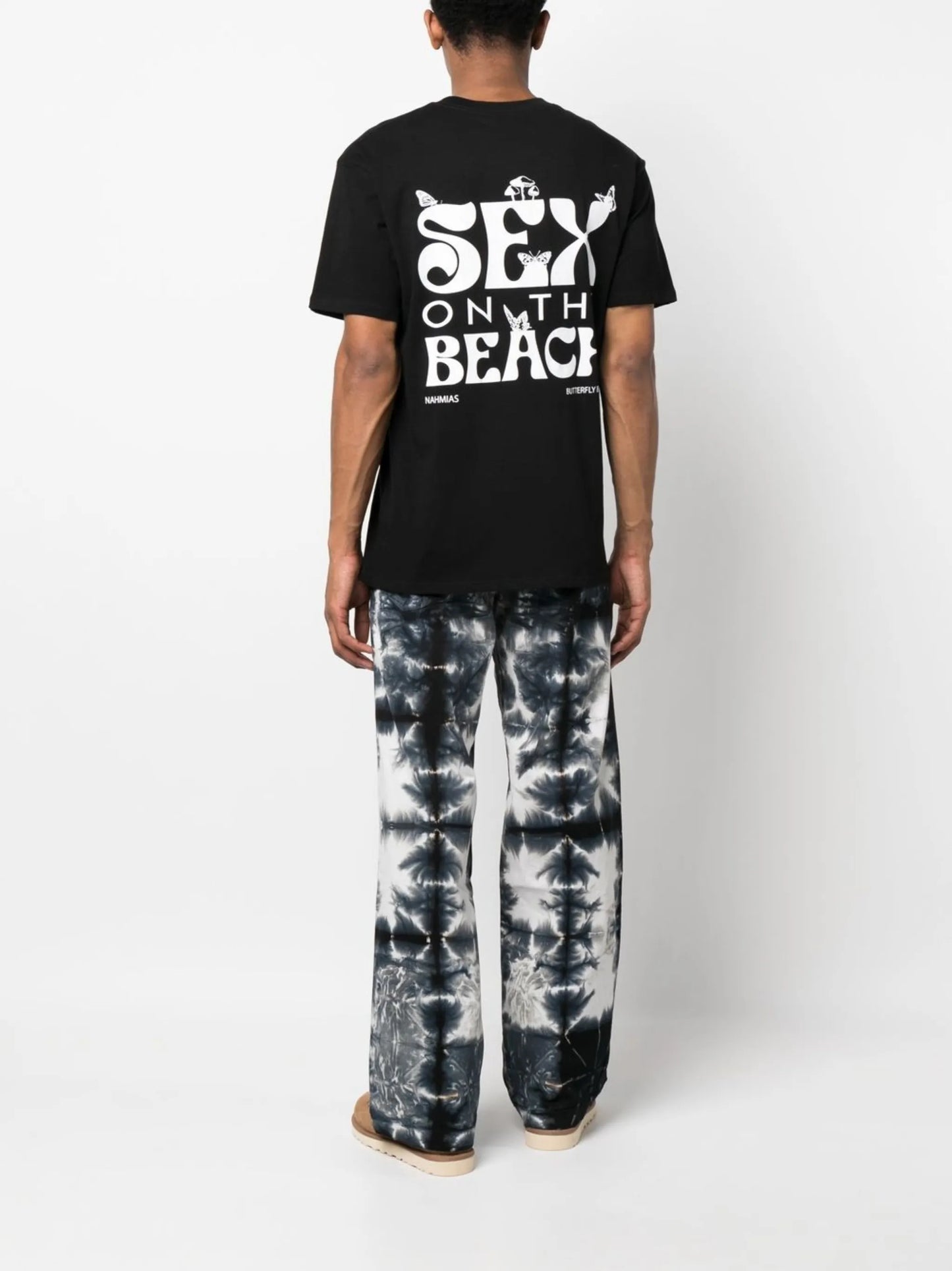 slogan-print T-shirt