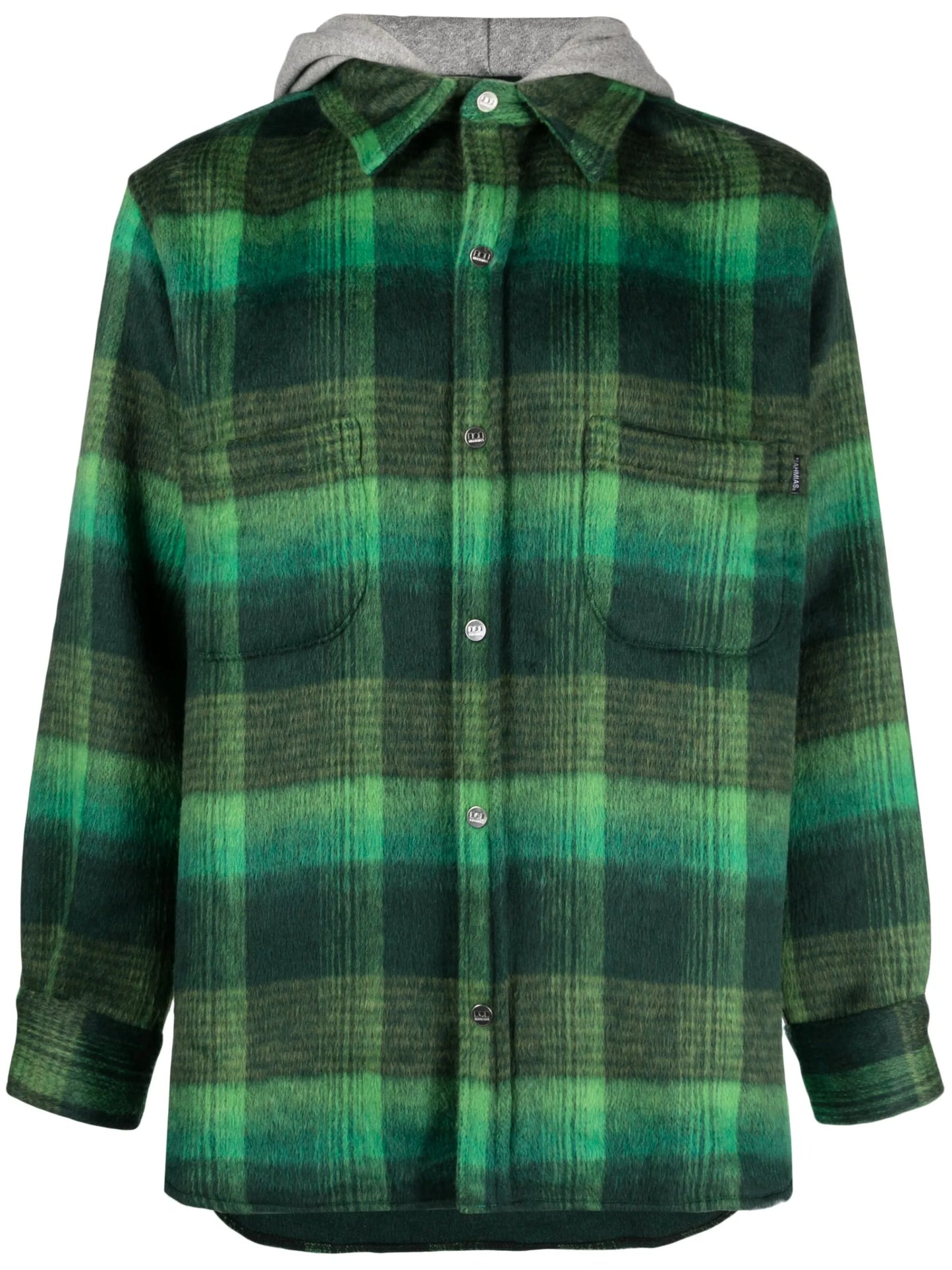 flannel hooded jacket