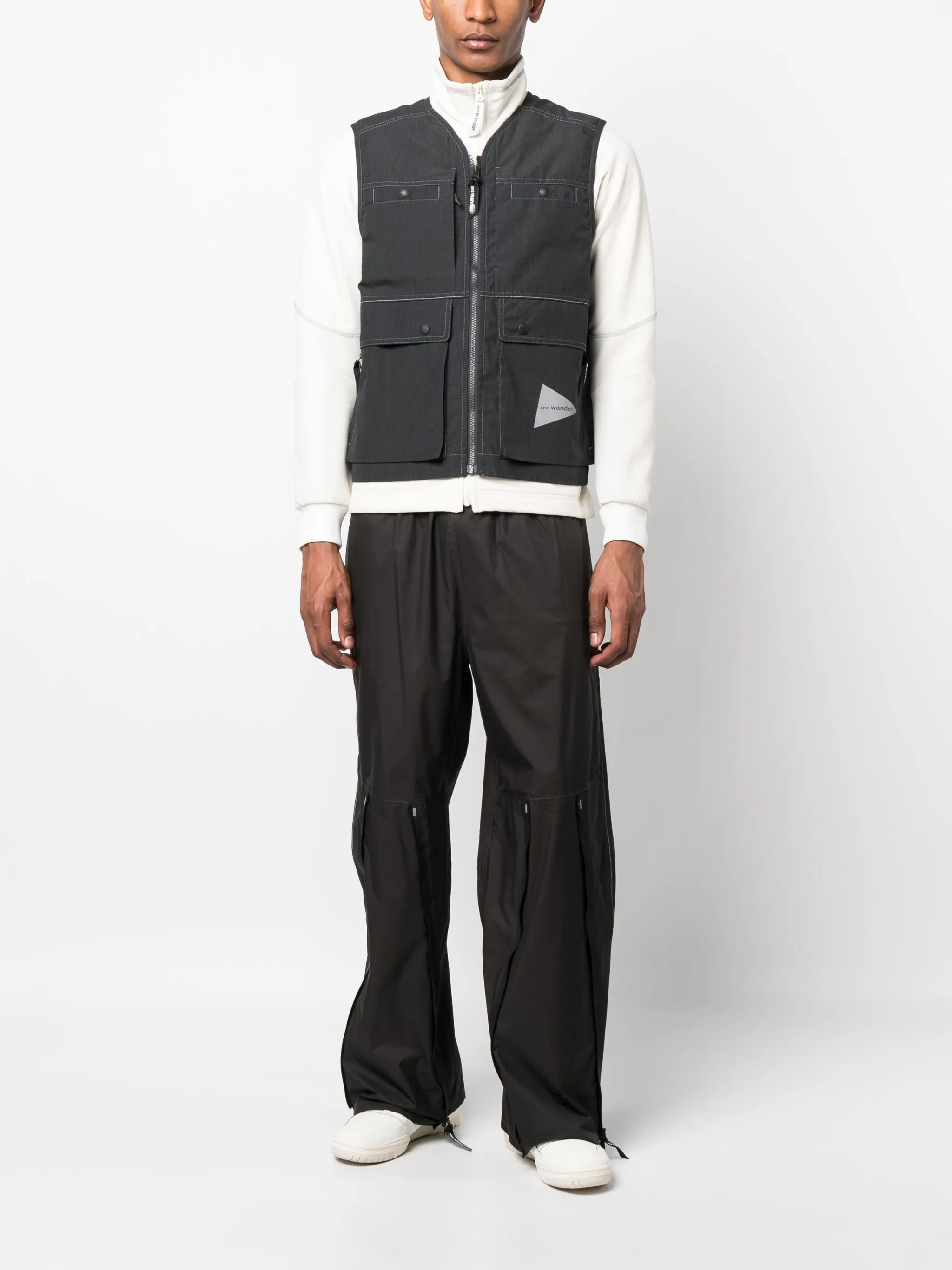 Kevlar logo-print vest