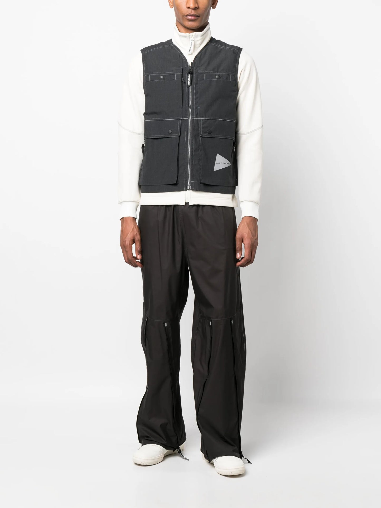 Kevlar logo-print vest