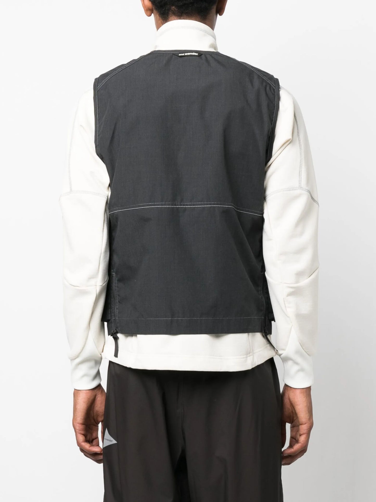 Kevlar logo-print vest