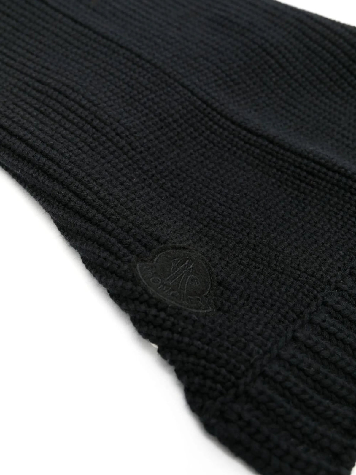 logo-patch knitted dog-vest