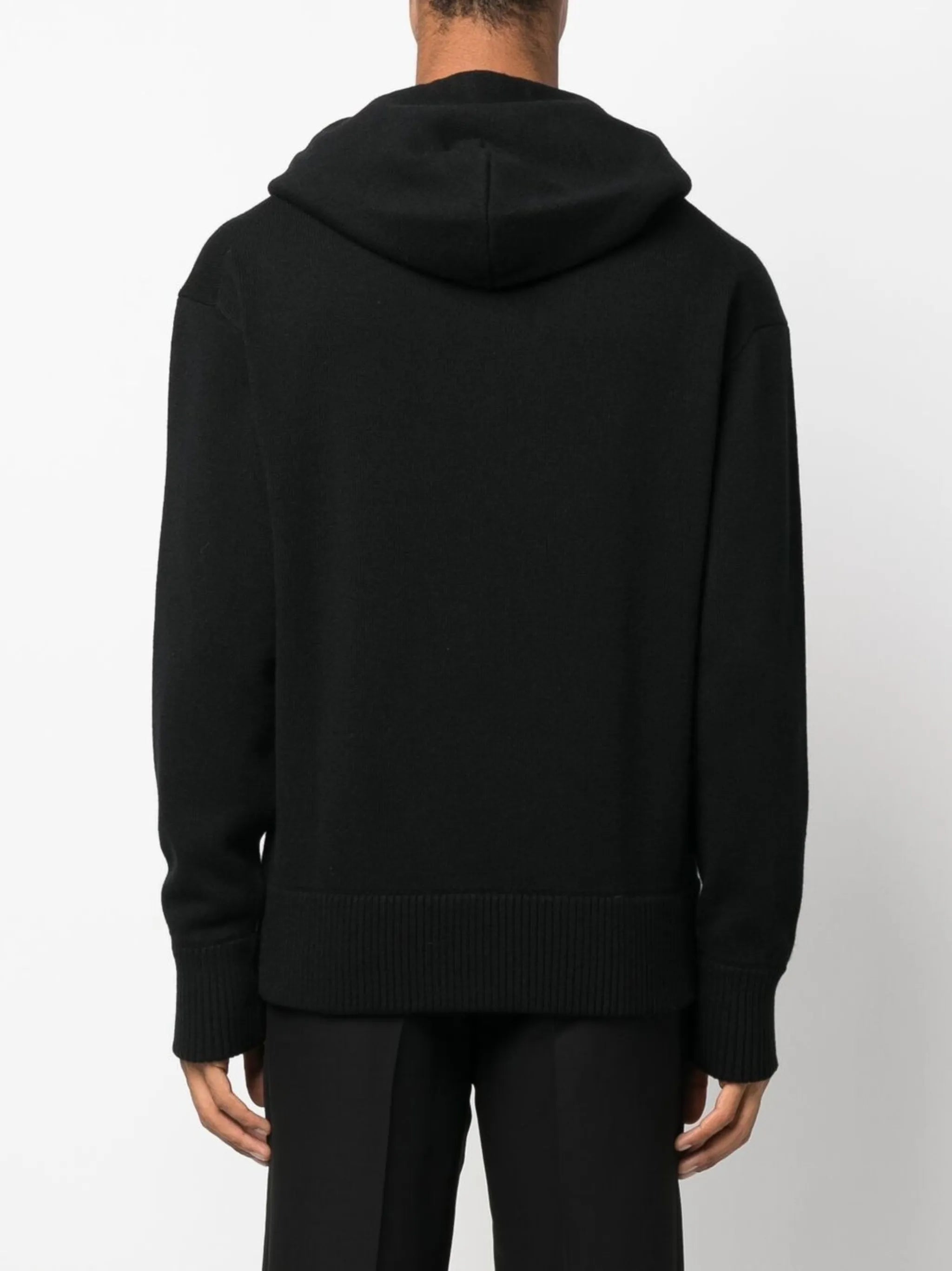 drawstring cashmere hoodie
