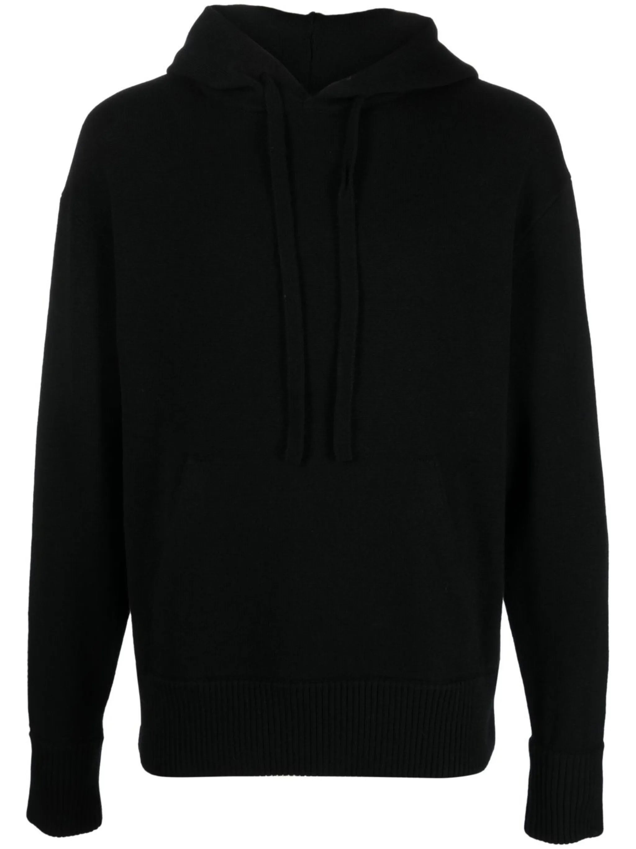 drawstring cashmere hoodie