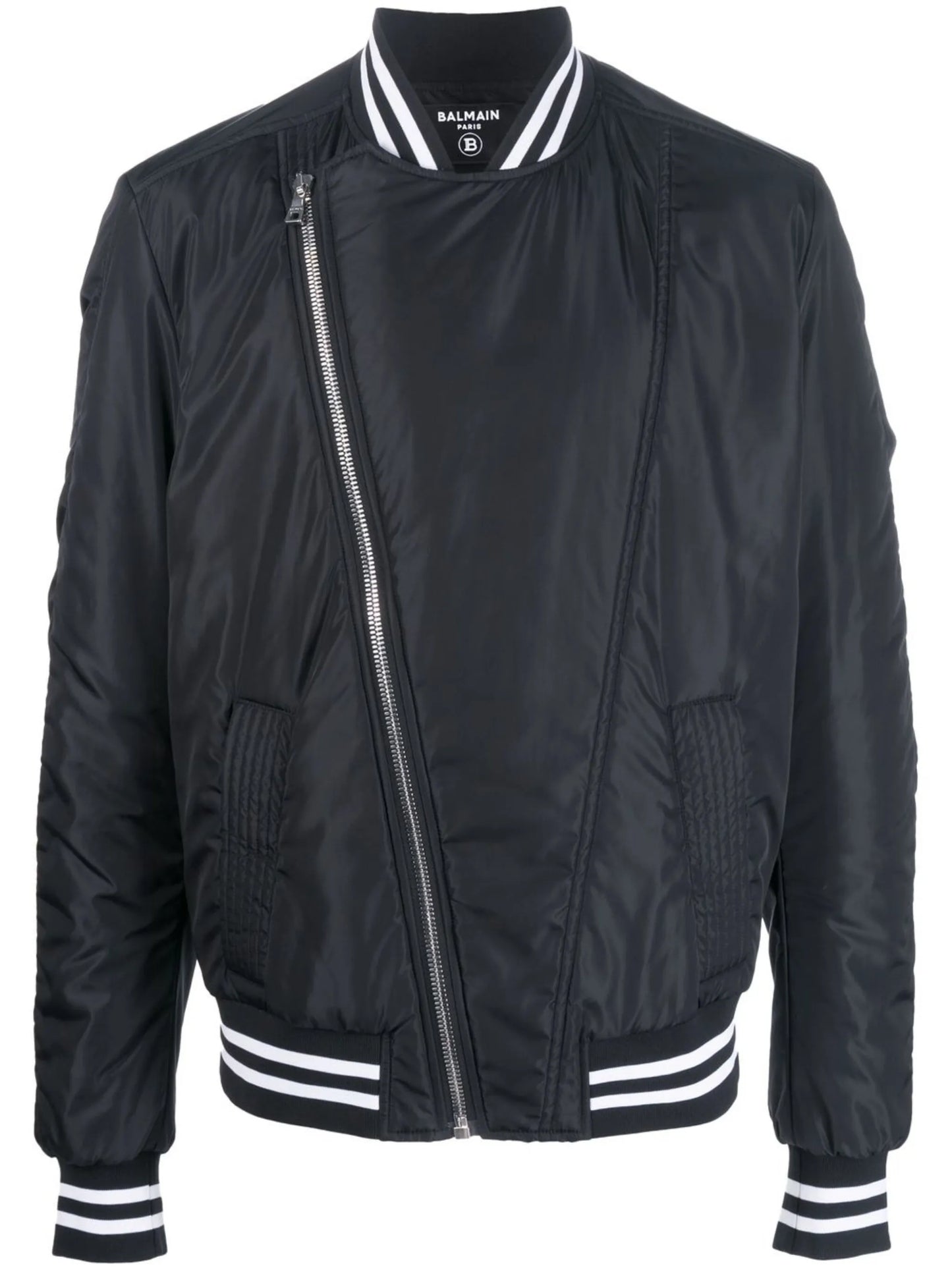 logo-print bomber jacket