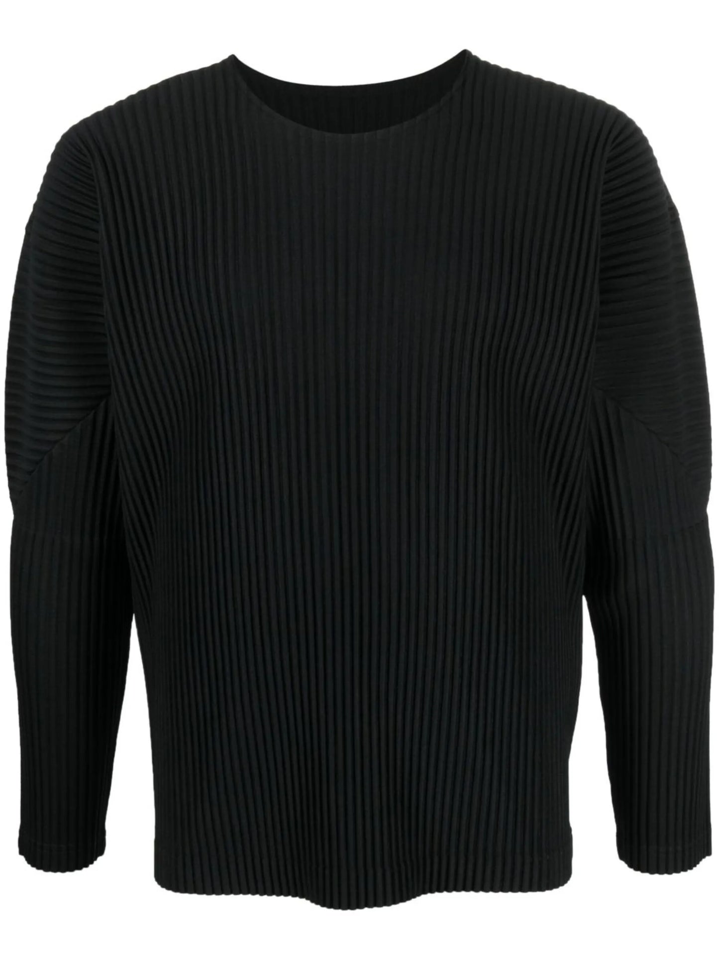 pleated-effect long-sleeve sweatshirt
