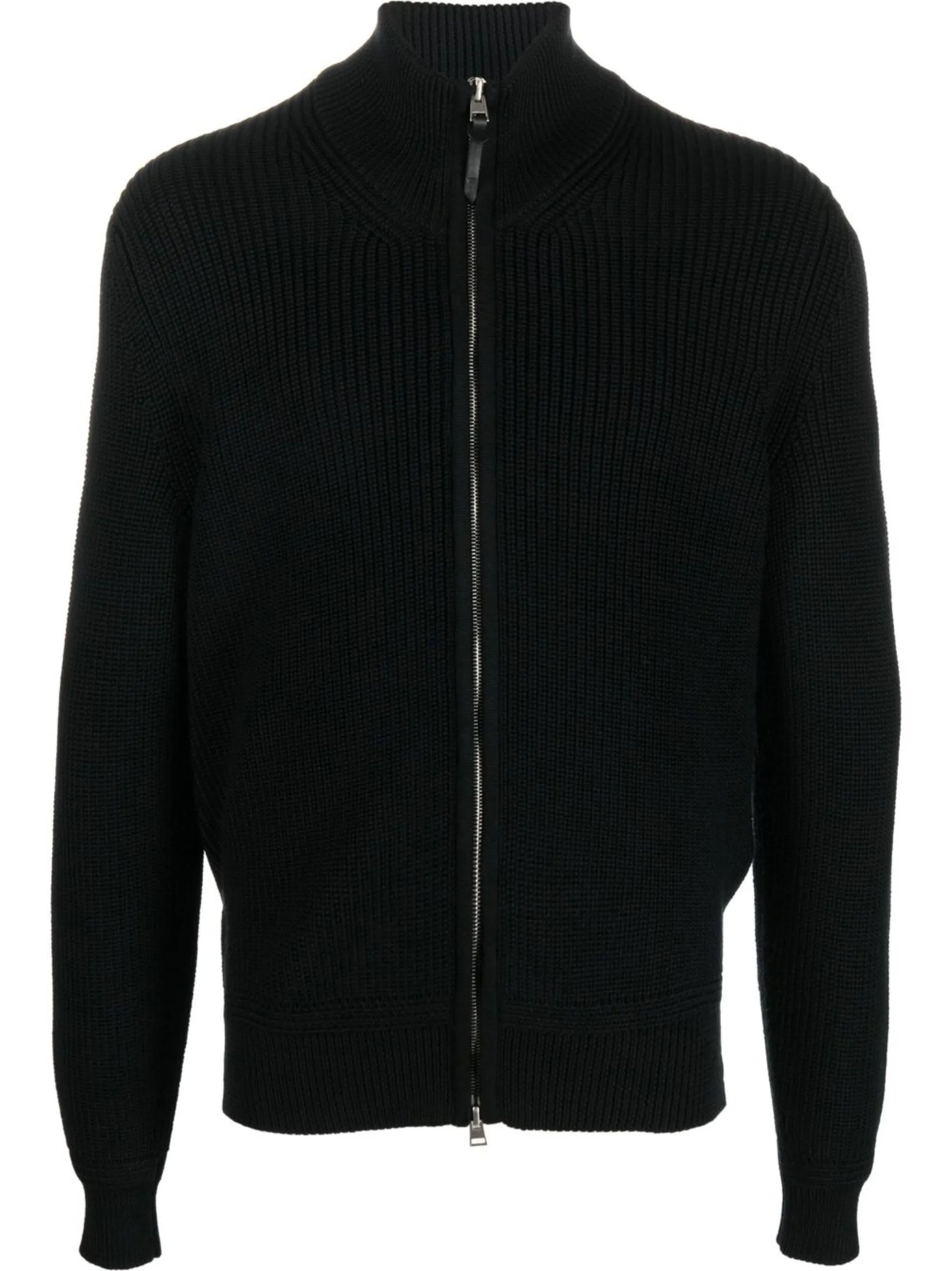 long-sleeve zip-up jumper
