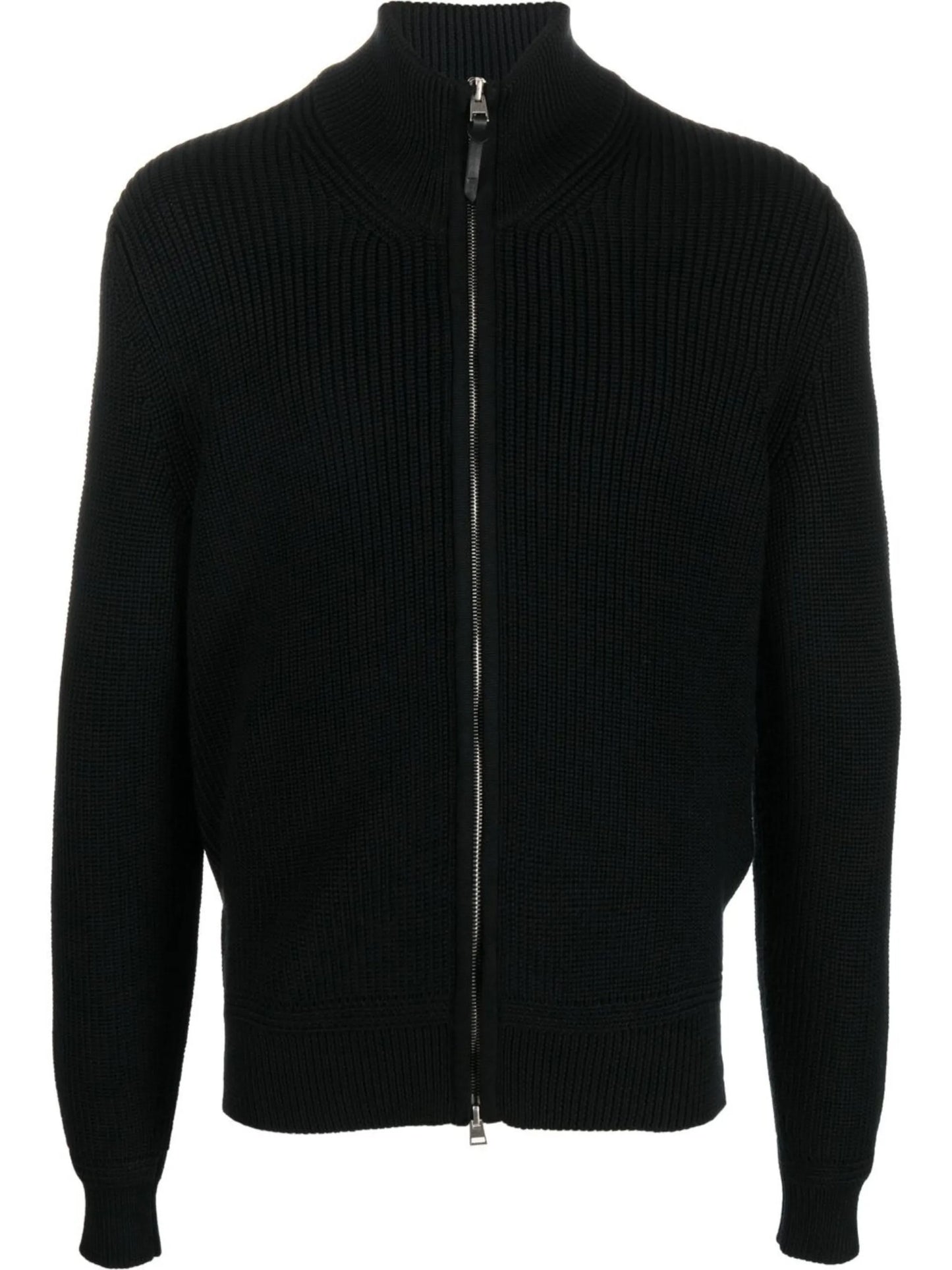 long-sleeve zip-up jumper
