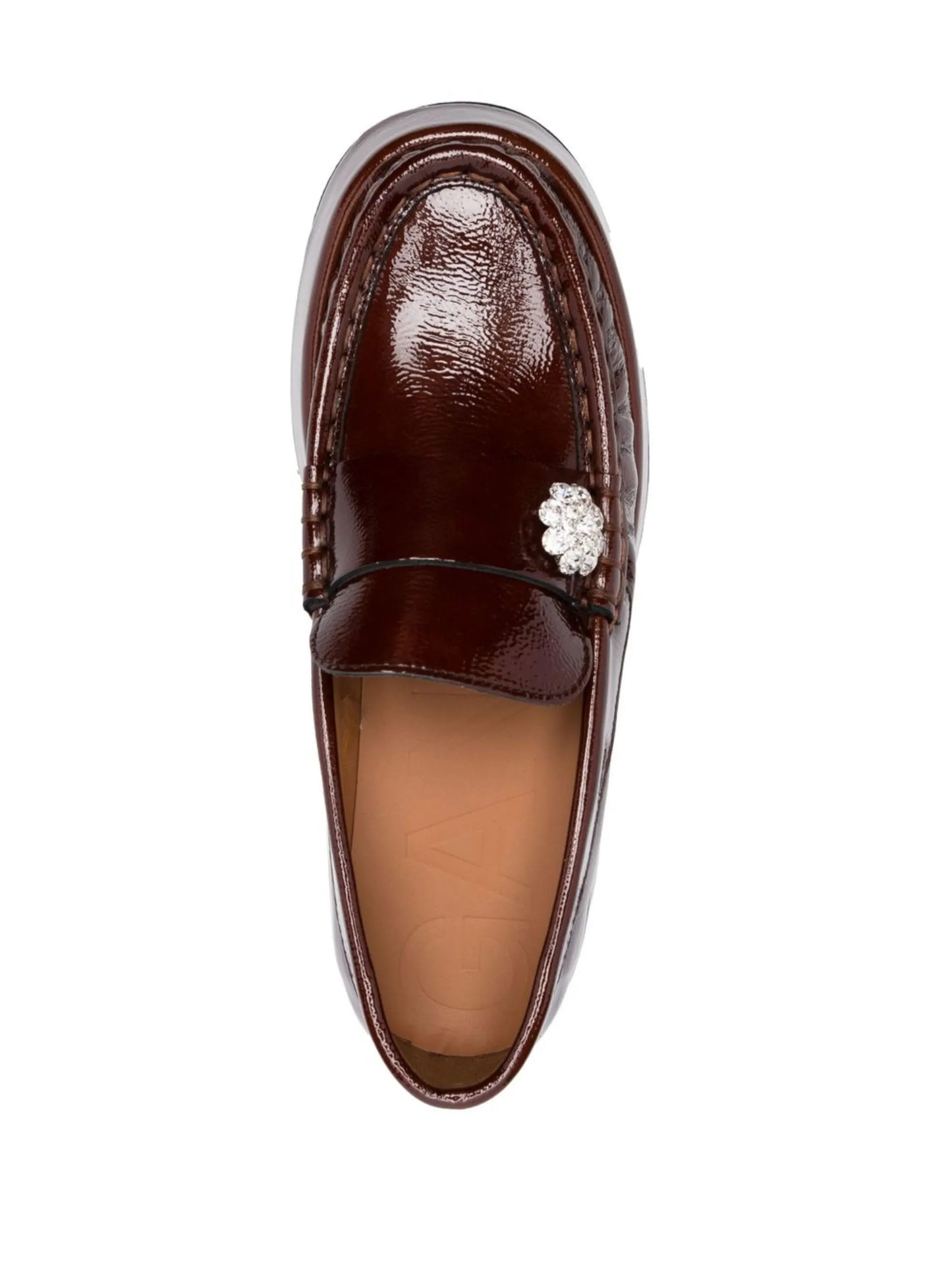 platform leather loafers