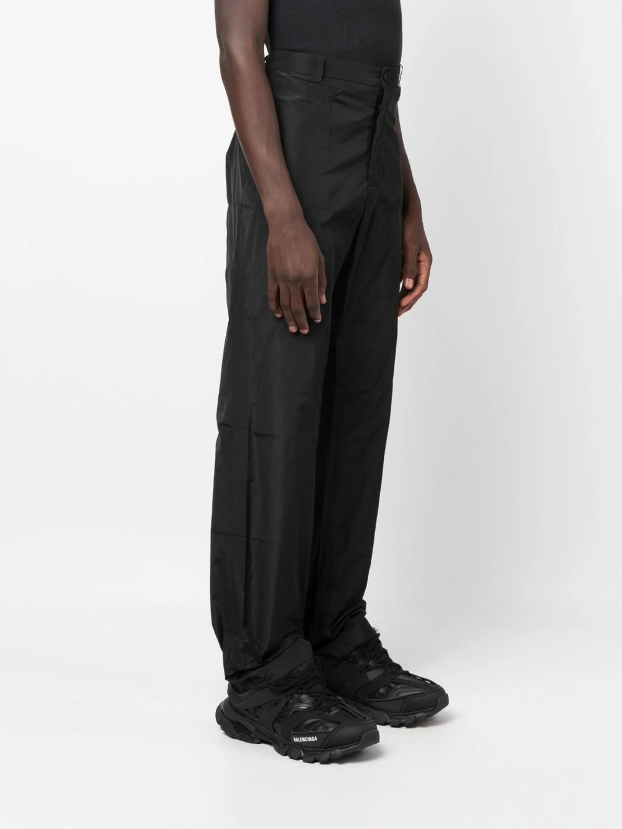 technical straight-leg trousers