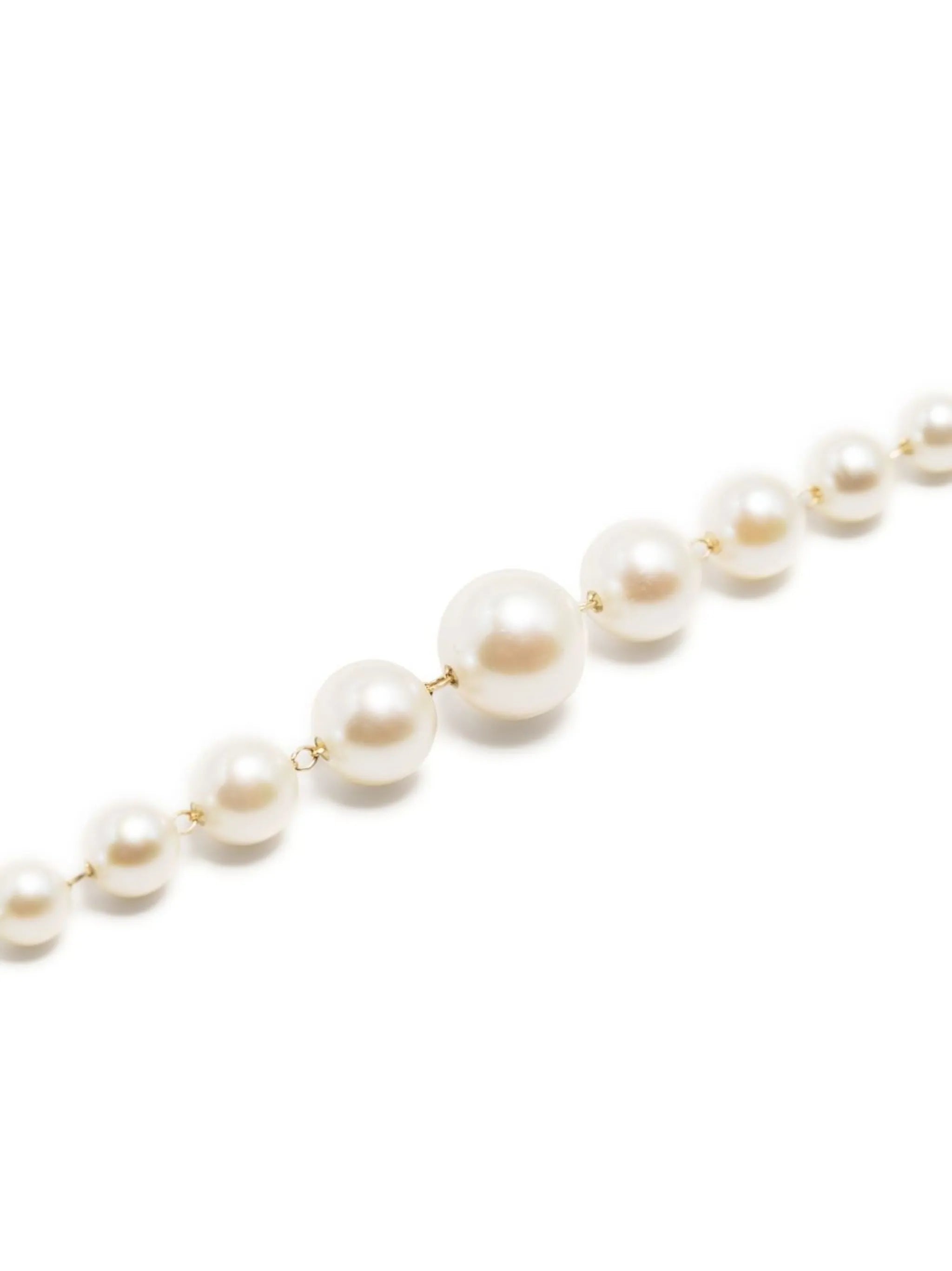 14kt yellow gold pearl bracelet