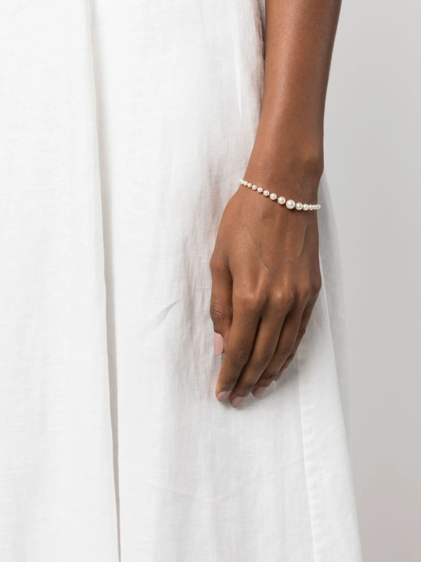 14kt yellow gold pearl bracelet