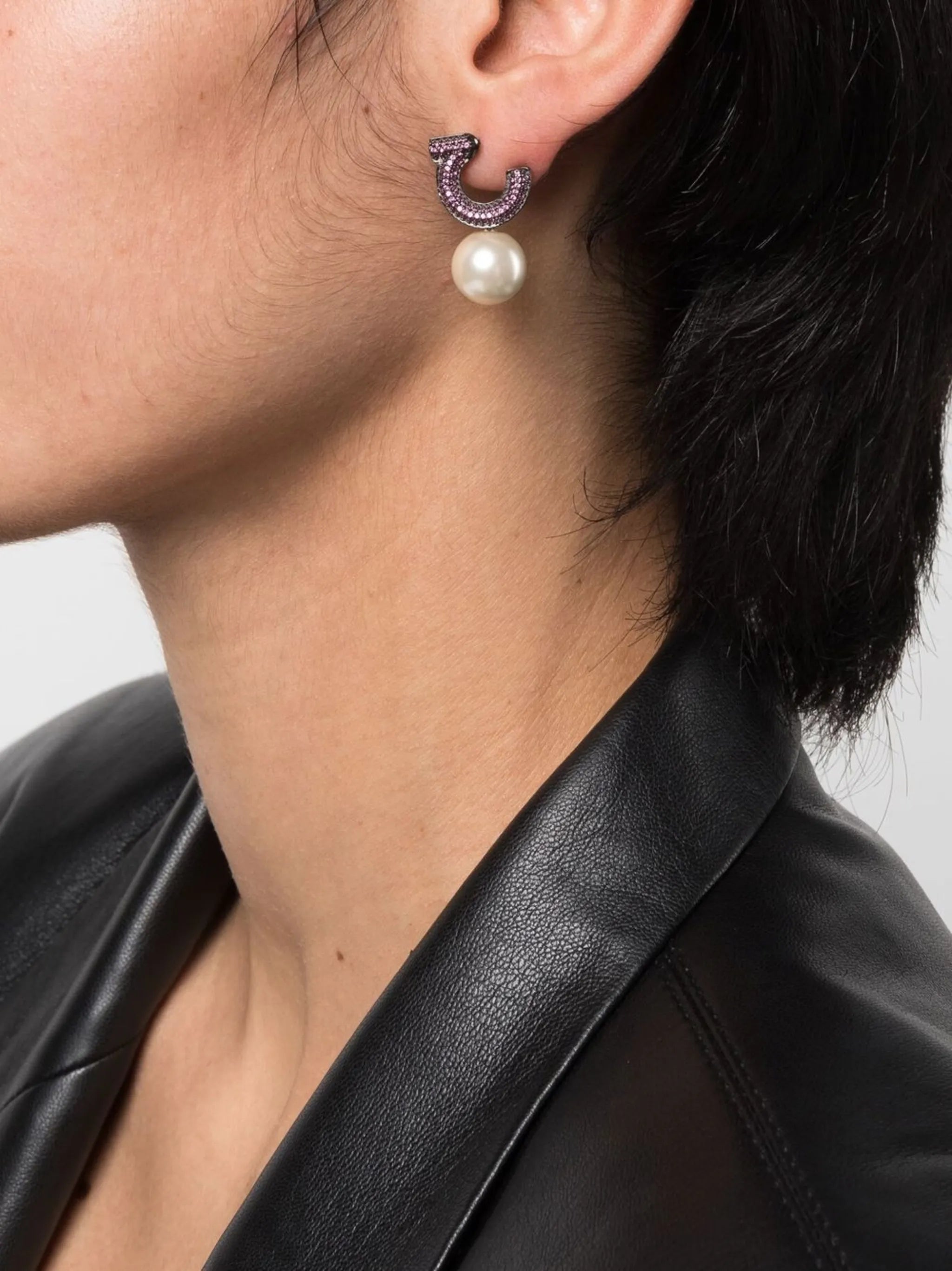 pearl drop earrings