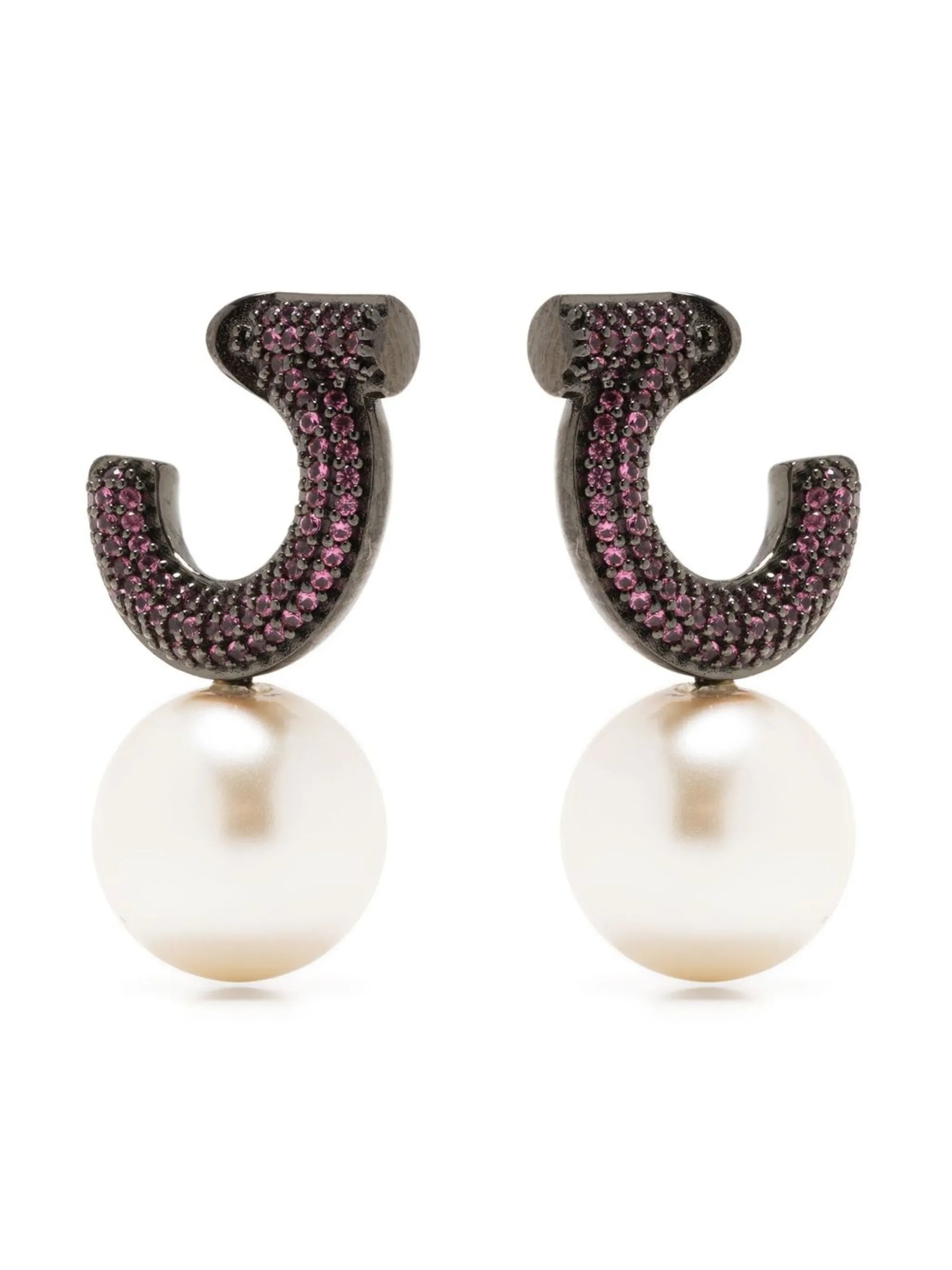 pearl drop earrings