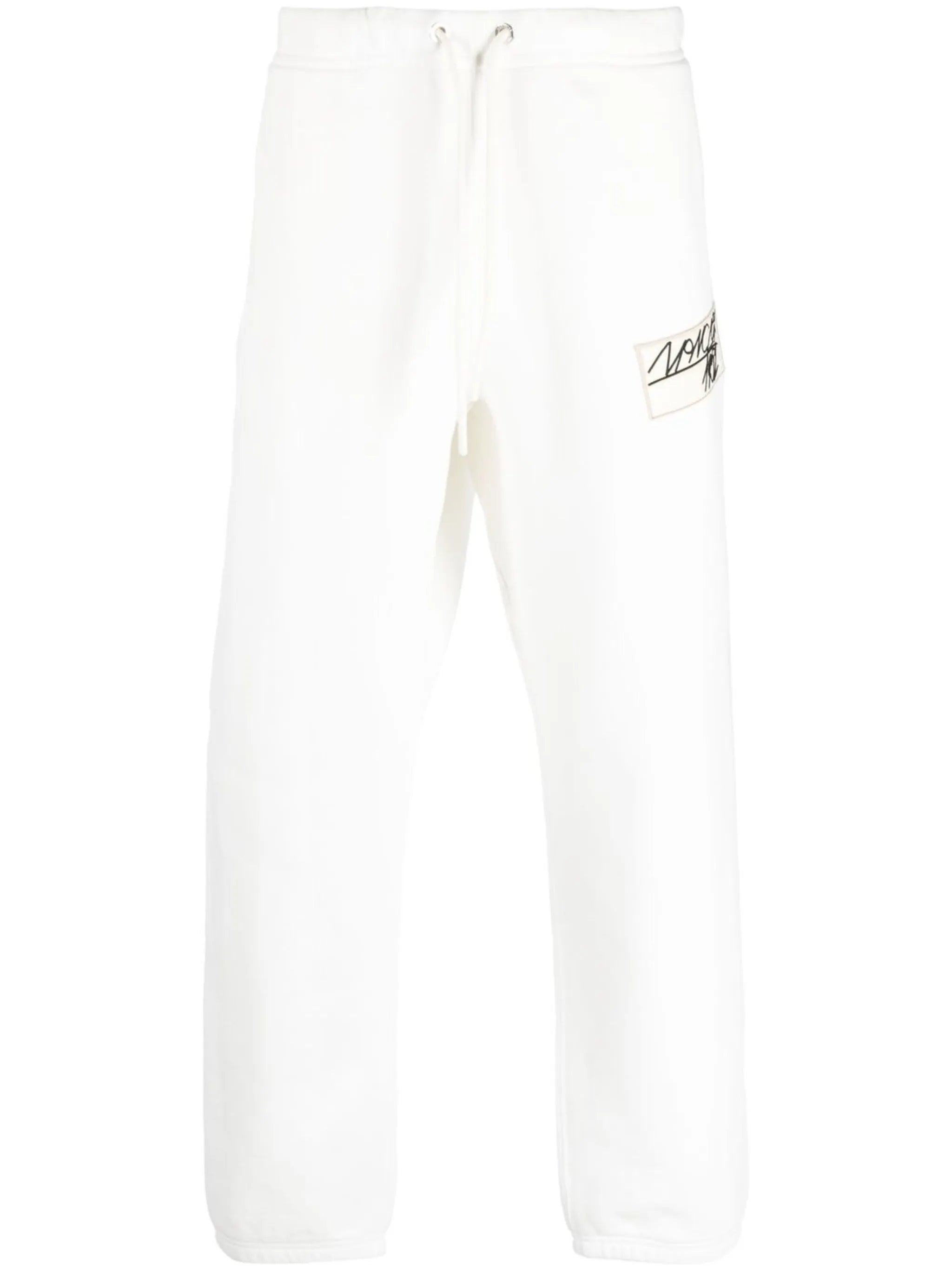 logo-patch track pants
