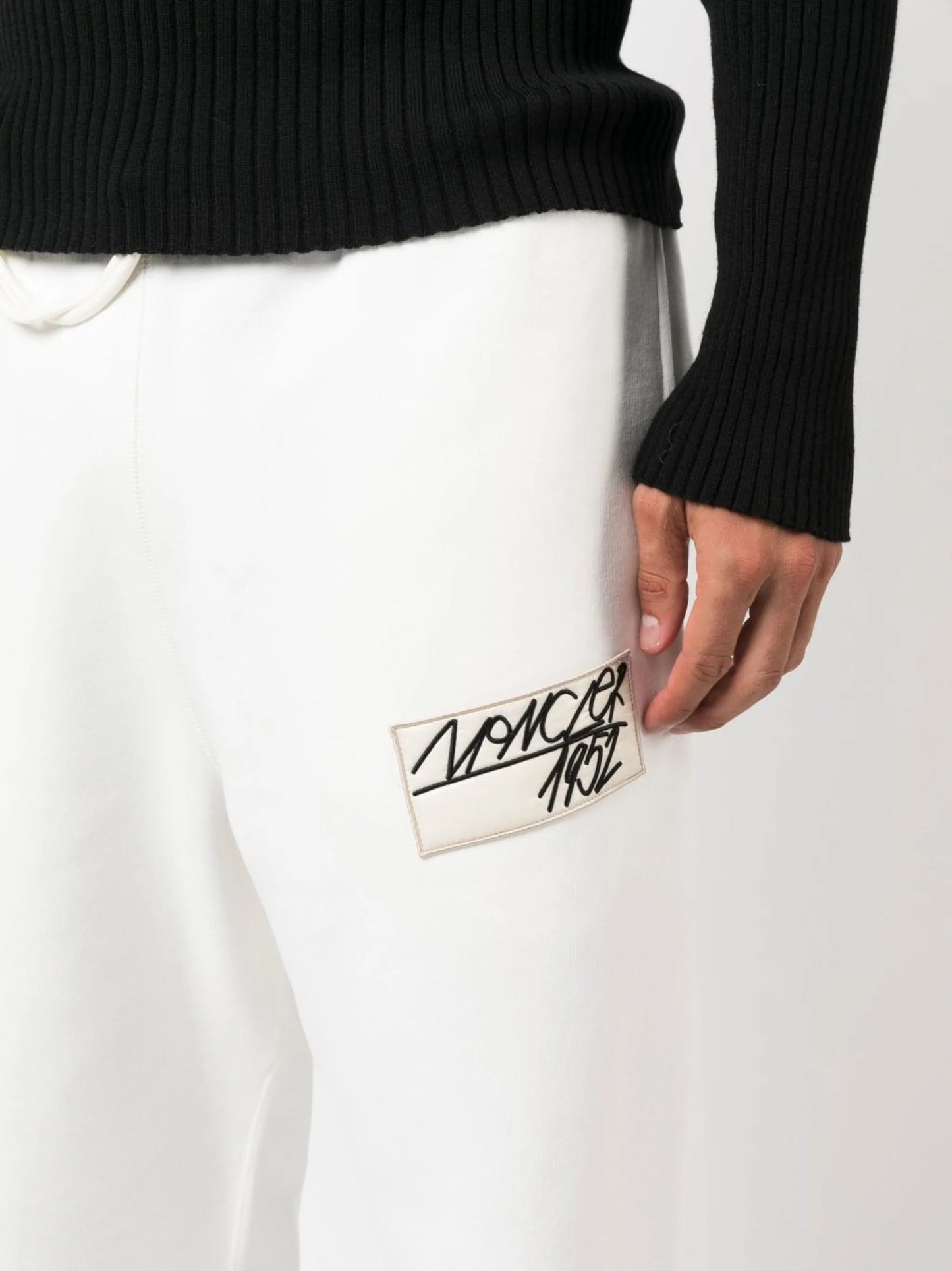 logo-patch track pants