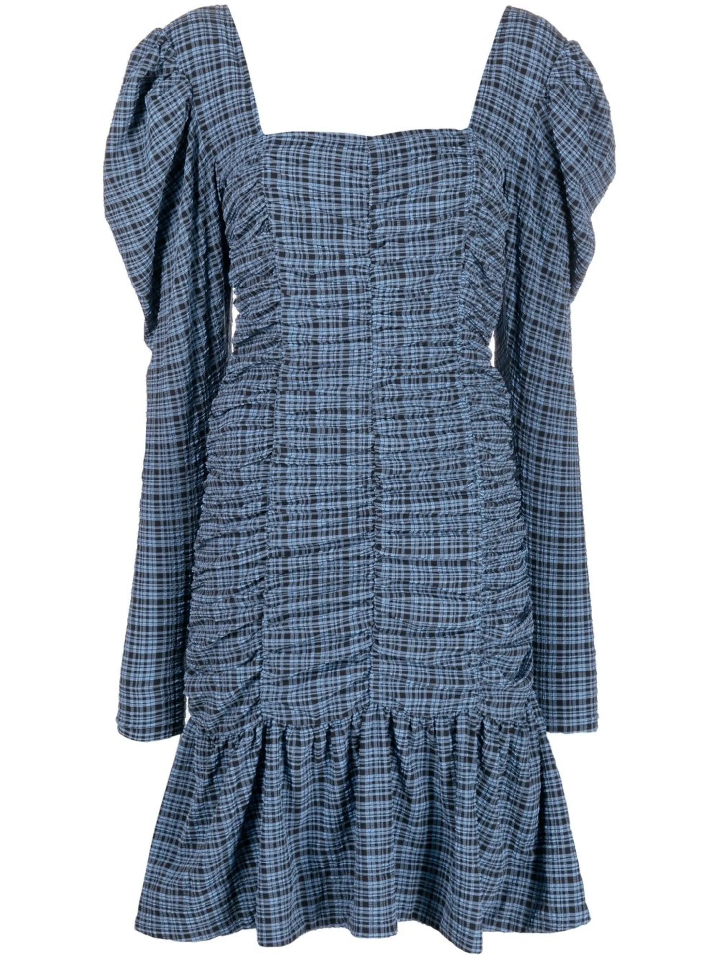 seersucker mini dress