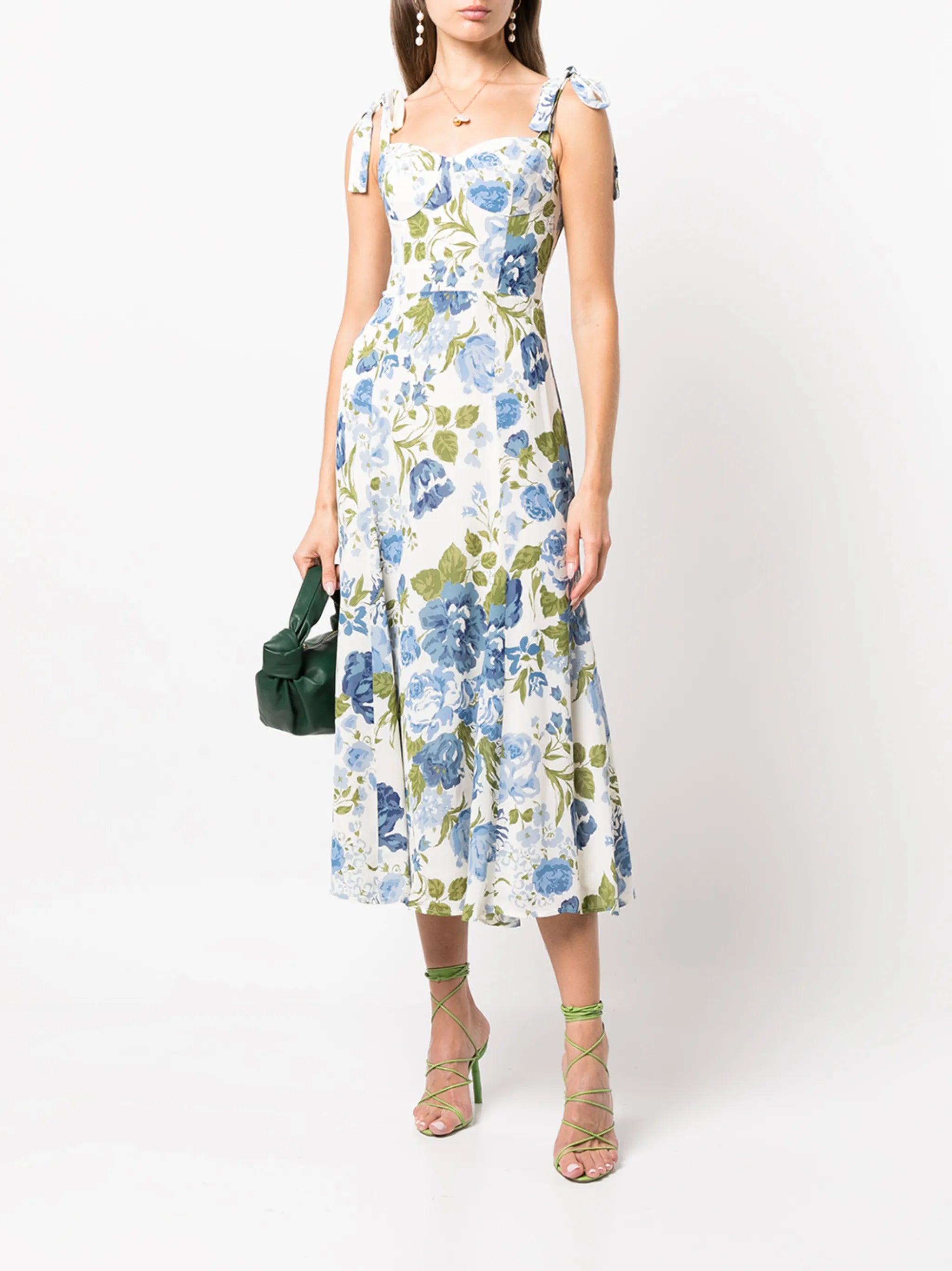 Nadira floral-print midi dress