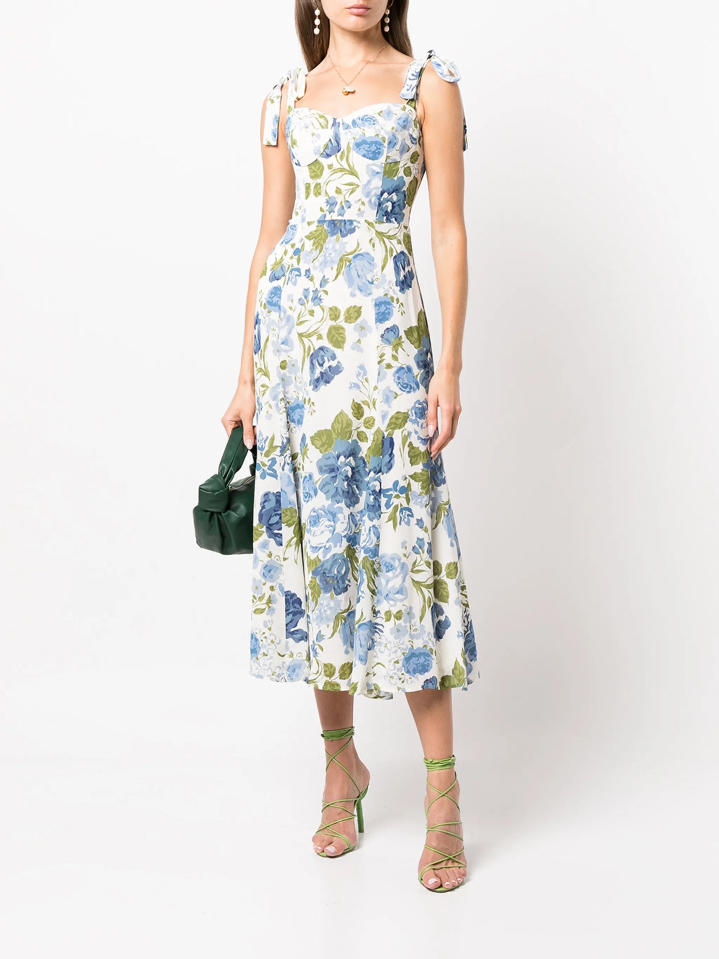 Nadira floral-print midi dress